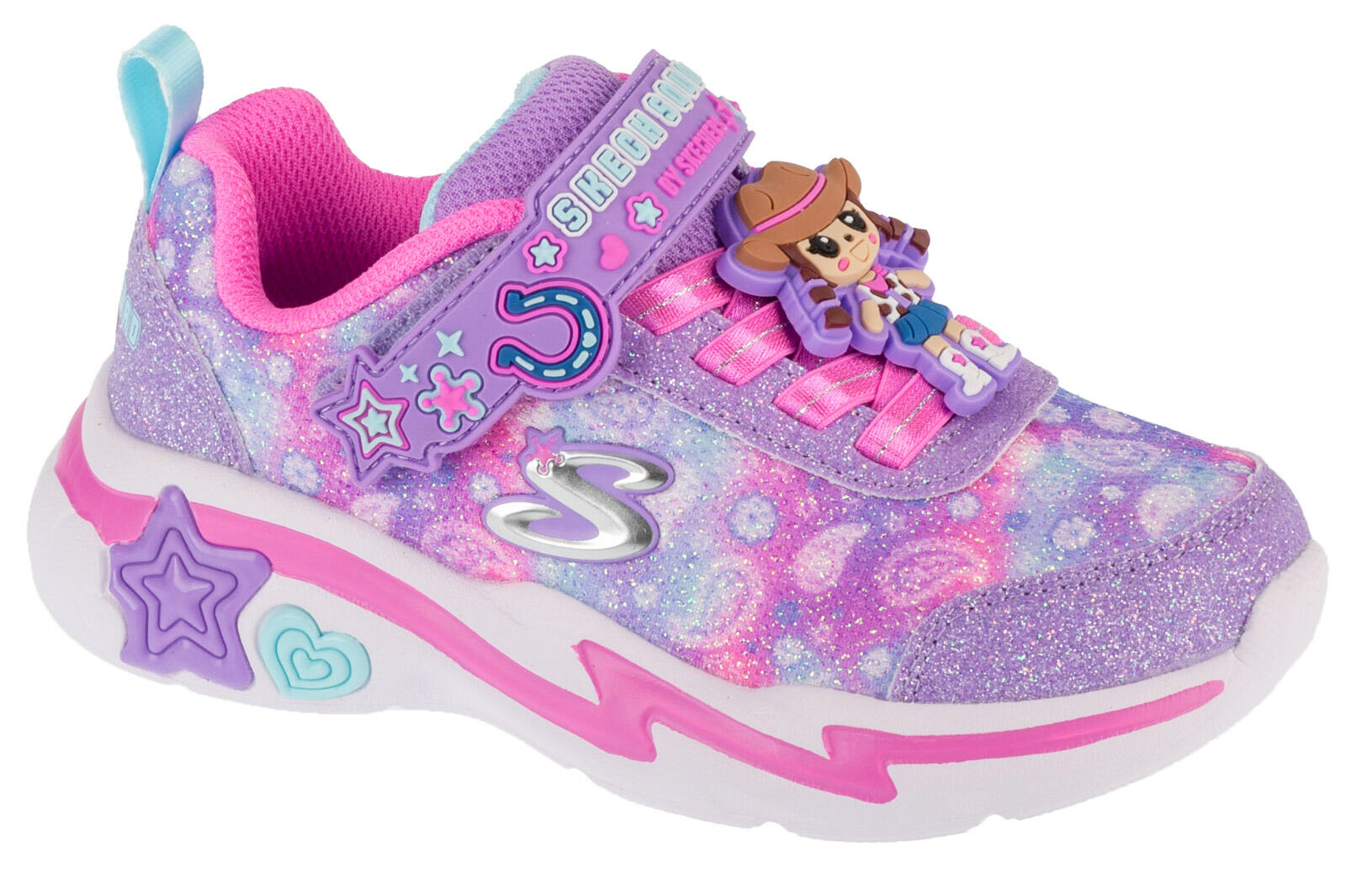 Buty sportowe Sneakersy dziewczęce, Snuggle Sneaks - Skech Squad