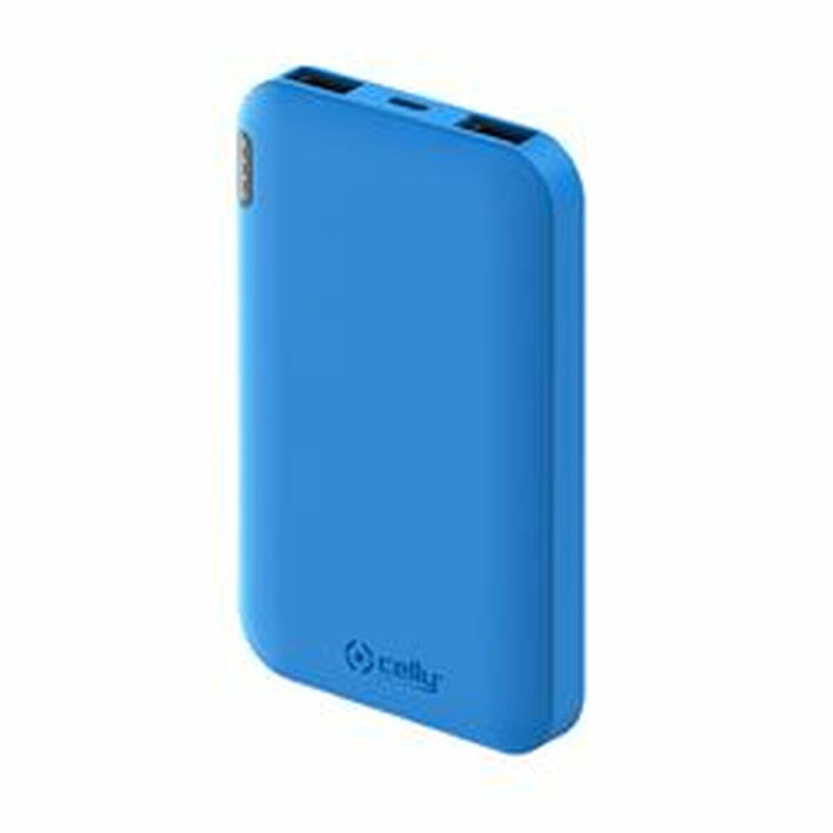 Celly Power Bank 5A niebieski 2,4 V 2 USB - 0517601 PBE5000BL