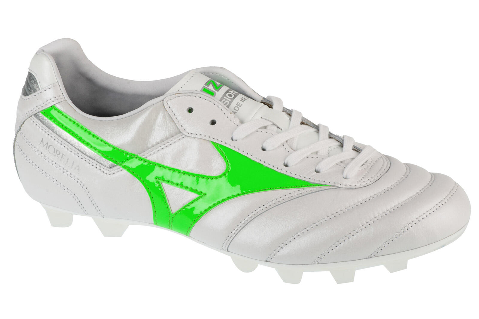 Mizuno Morelia II Japan FG P1GA250137, Unisex, buty piłkarskie - korki, Biały