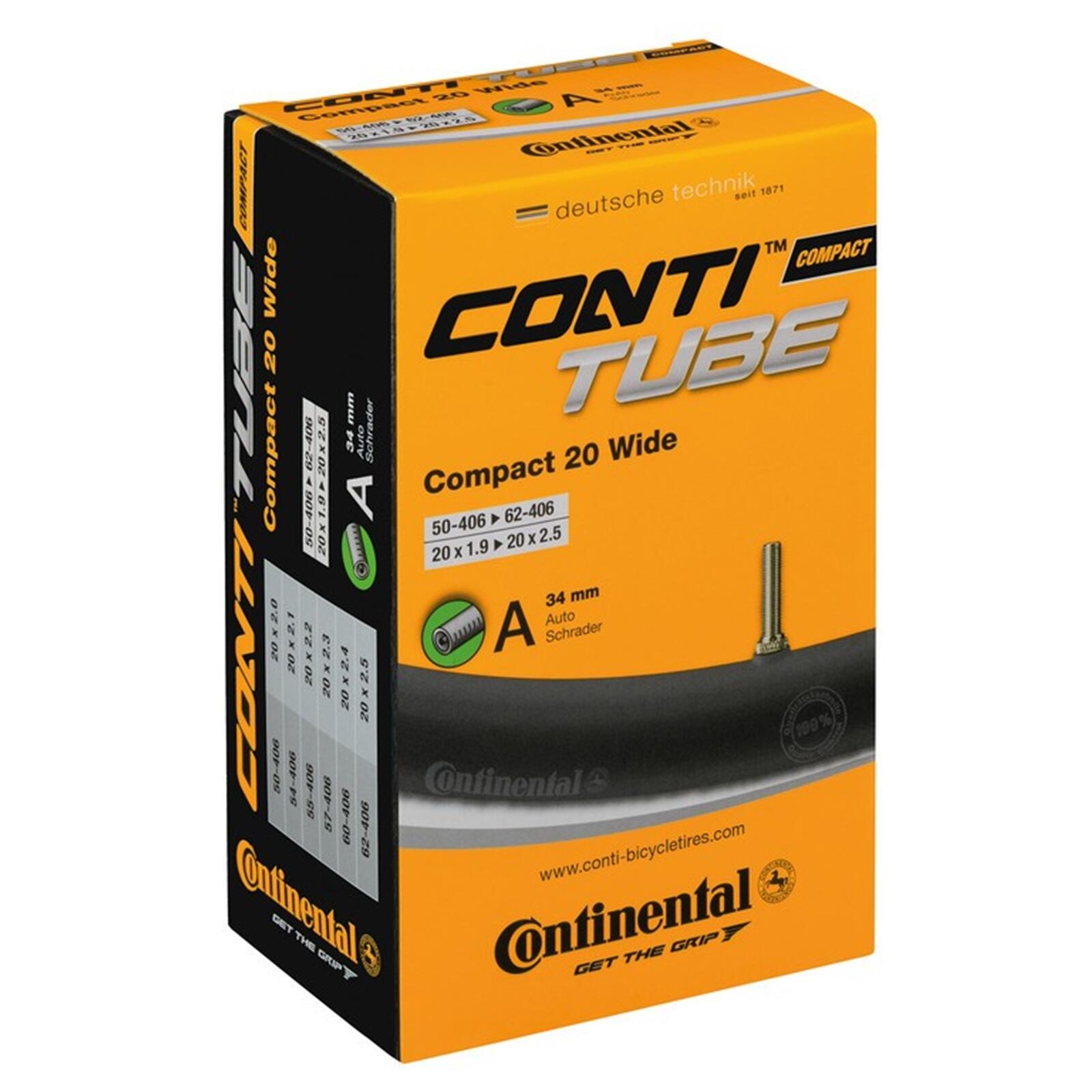 Continental Dętka Mtb 20'' Wide Wentyl Samochodowy 34Mm (CO0181271)