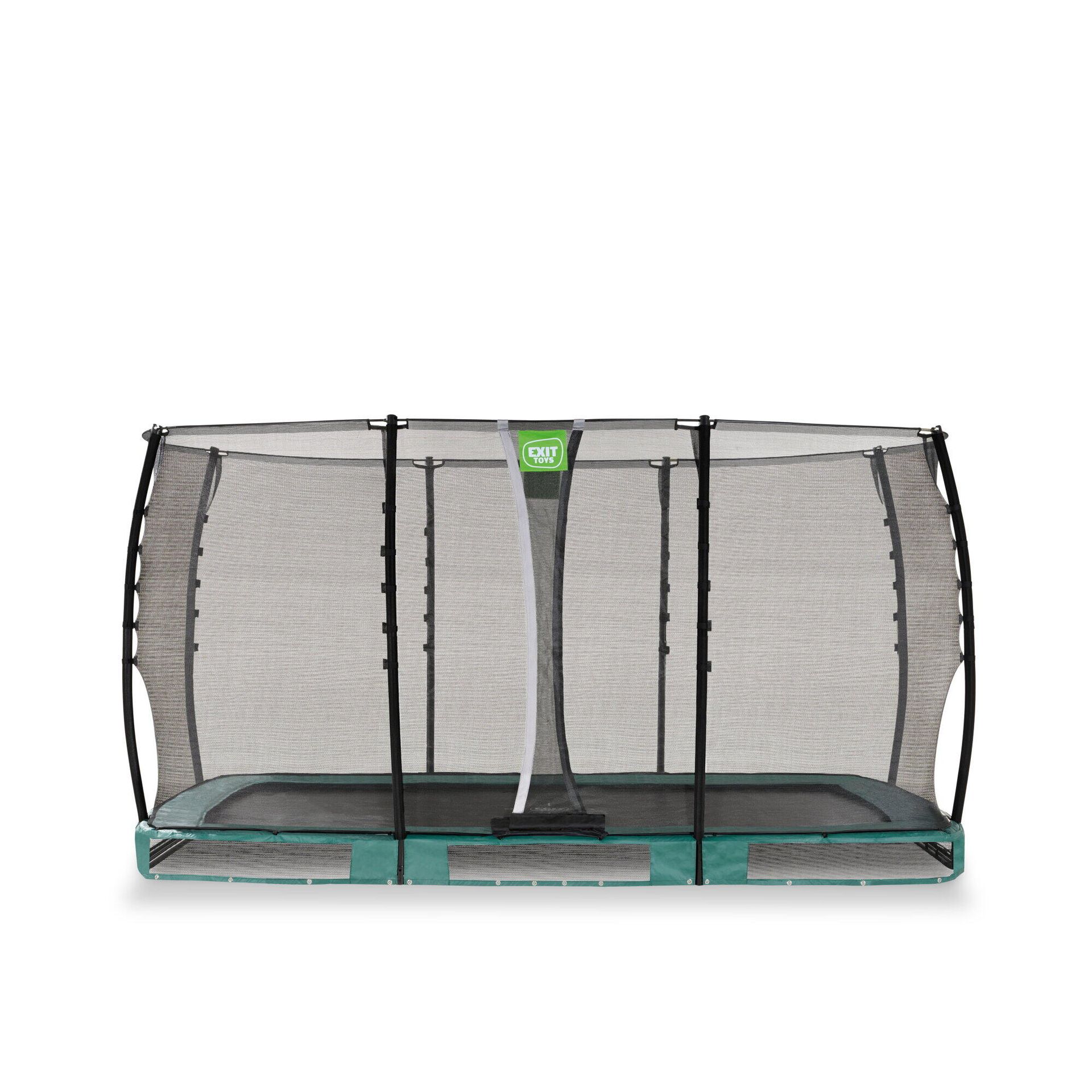 Exit Trampolina naziemna Allure Classic 214x366cm zielona
