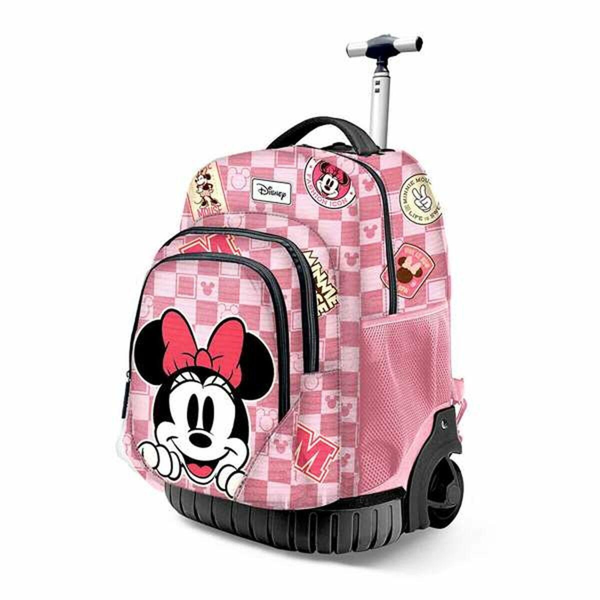 Disney Minnie Mouse Journey-FAN GTS plecak na kółkach, różowy, 32 x 47 cm, pojemność 30 l, Różowa Myszka Minnie, Jeden rozmiar, Plecak na kółkach FAN GTS