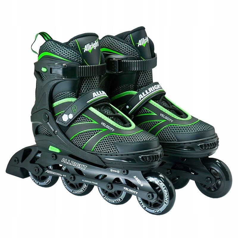 Rolki Allright Velocity rekreacyjne regulowane miętowe r. 39-42