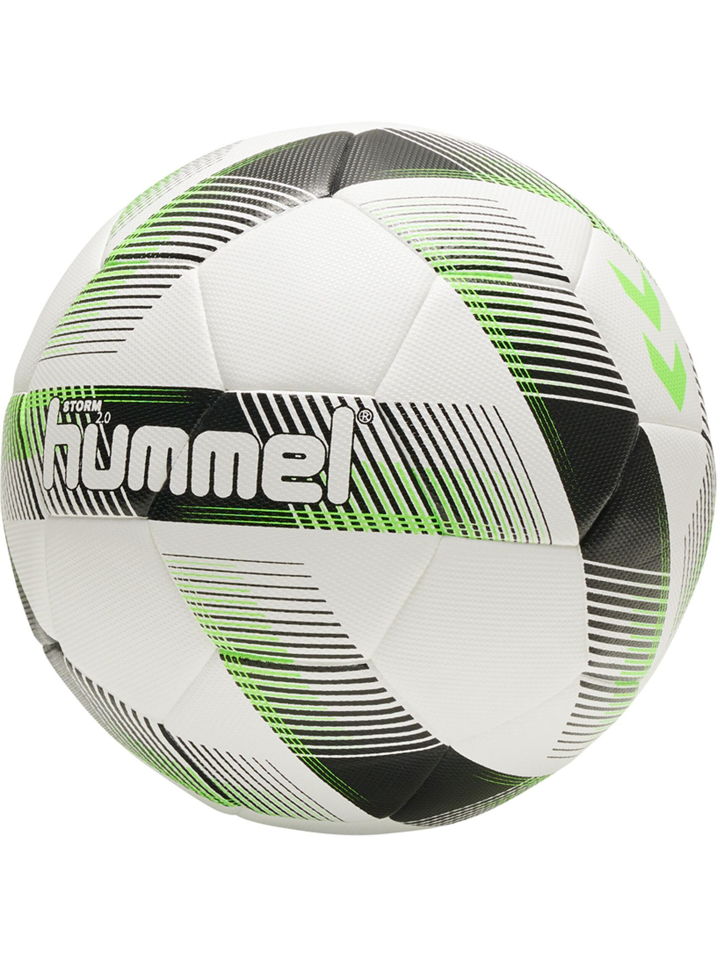 Piłka do piłki nożnej Hummel Storm 2.0 FB white/black/green rozmiar 4