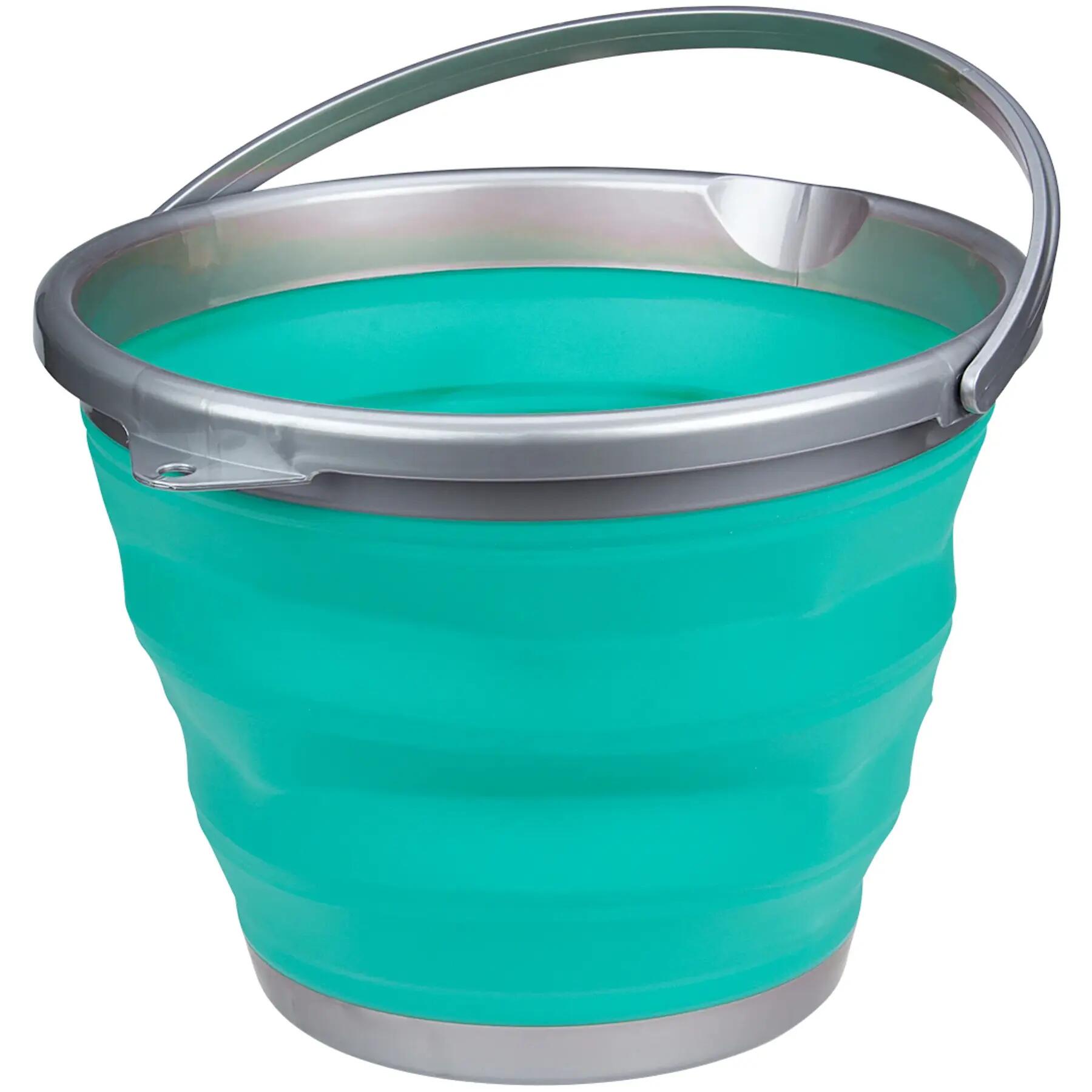 Abbey Camp Wiadro składane, 15 L, zielone, 21WL-GRG-Uni