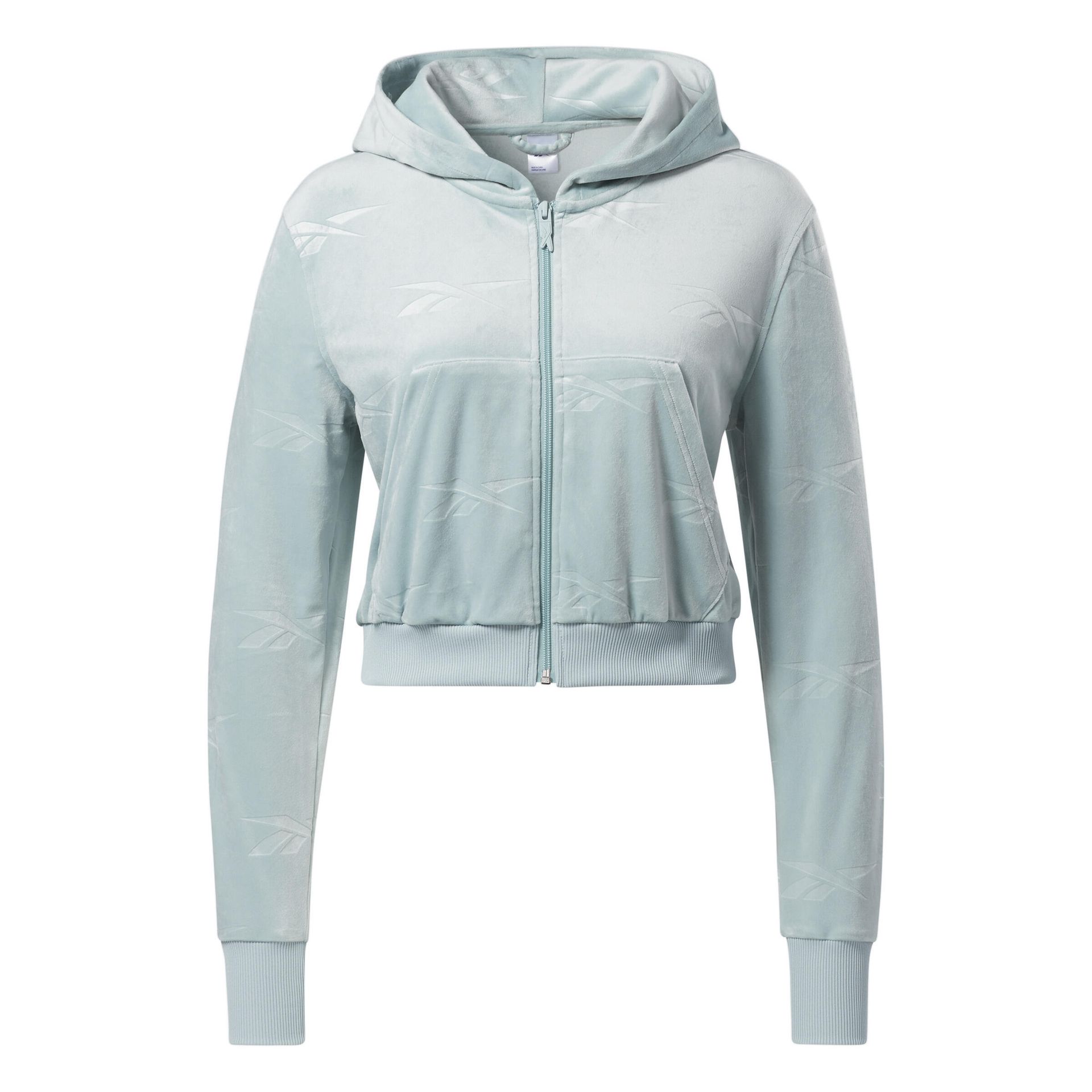 Damska bluza z aksamitu zapinana na zamek Reebok Classics Energy Q4