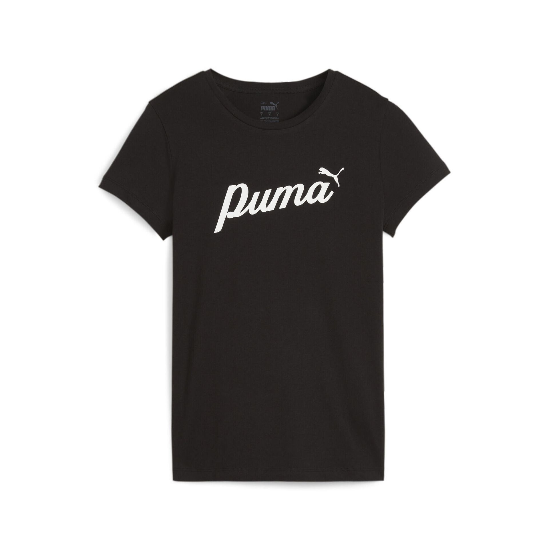 Damska koszulka ESS+ Script PUMA White
