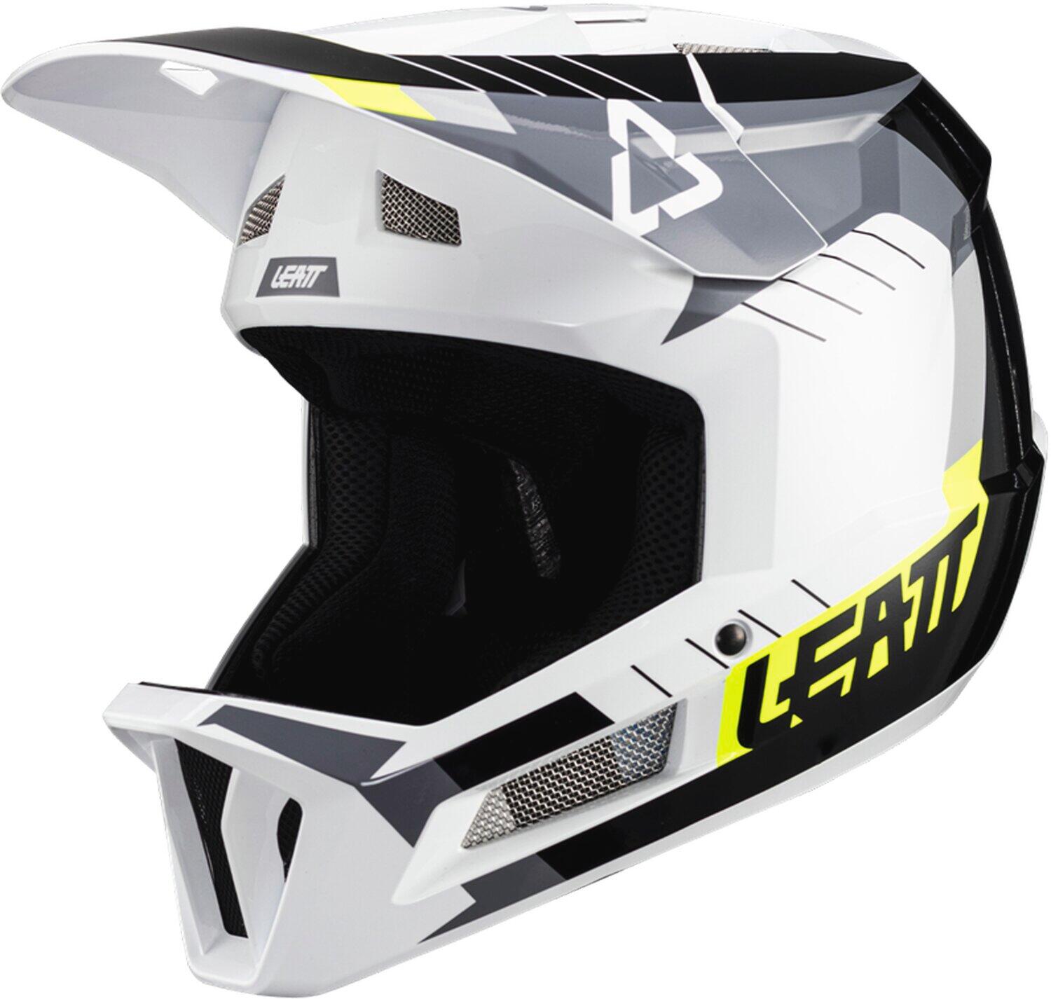 Leatt Kask Rowerowy Mtb Gravity 2.0 White Black Biały Szary Czarny L