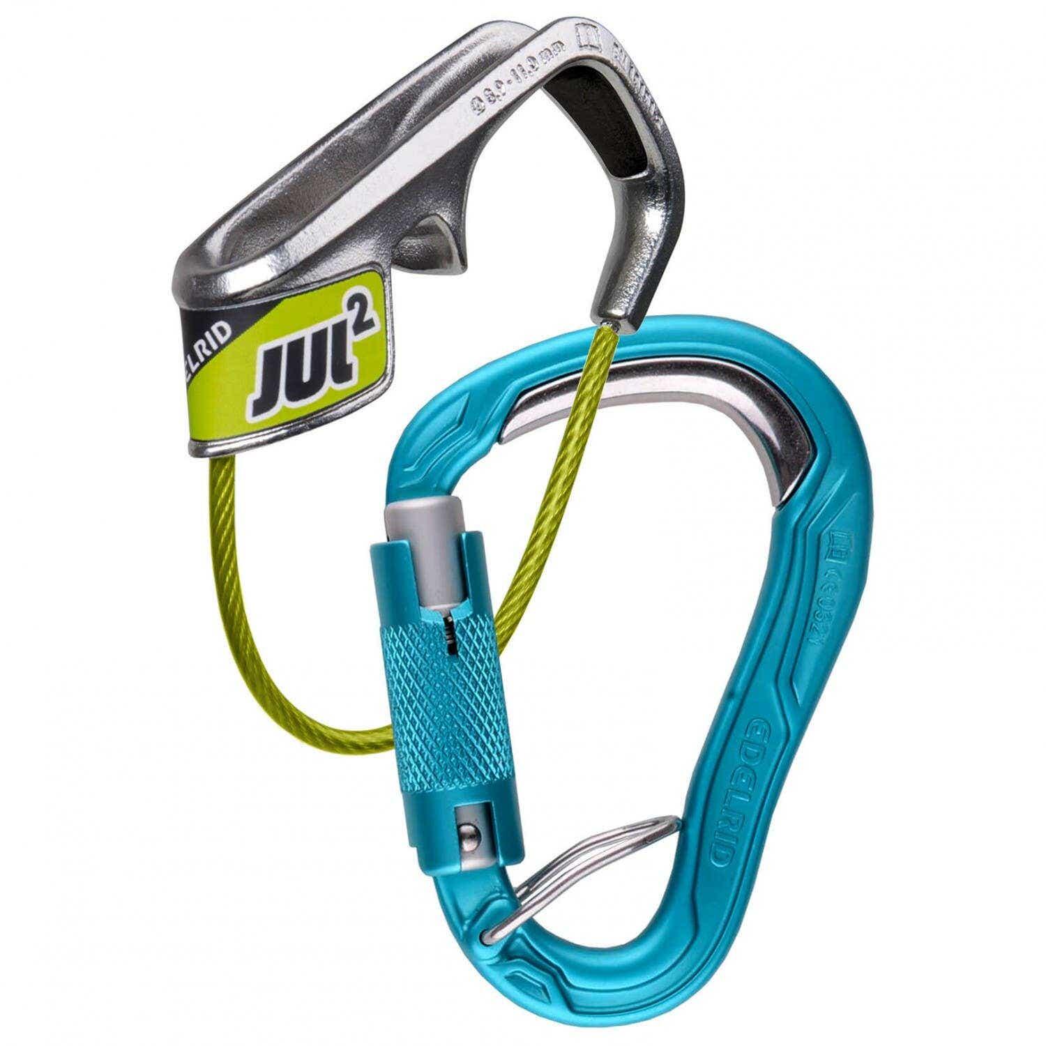 Przyrząd asekuracyjny EDELRID Jul 2 Belay Kit Bulletproof Triple icemint
