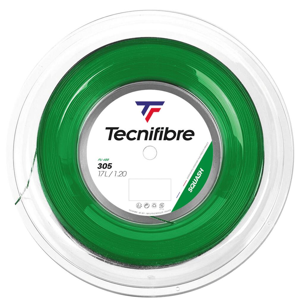 Naciąg do squasha Tecnifibre Reel 200 m green