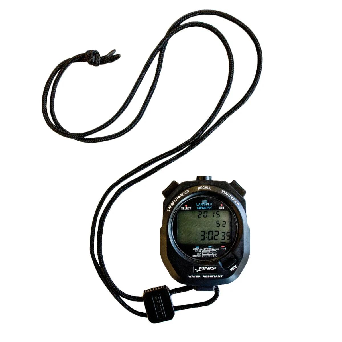 Finis 3 X-100 m 100 Memory stoper, czarna 1.30.032
