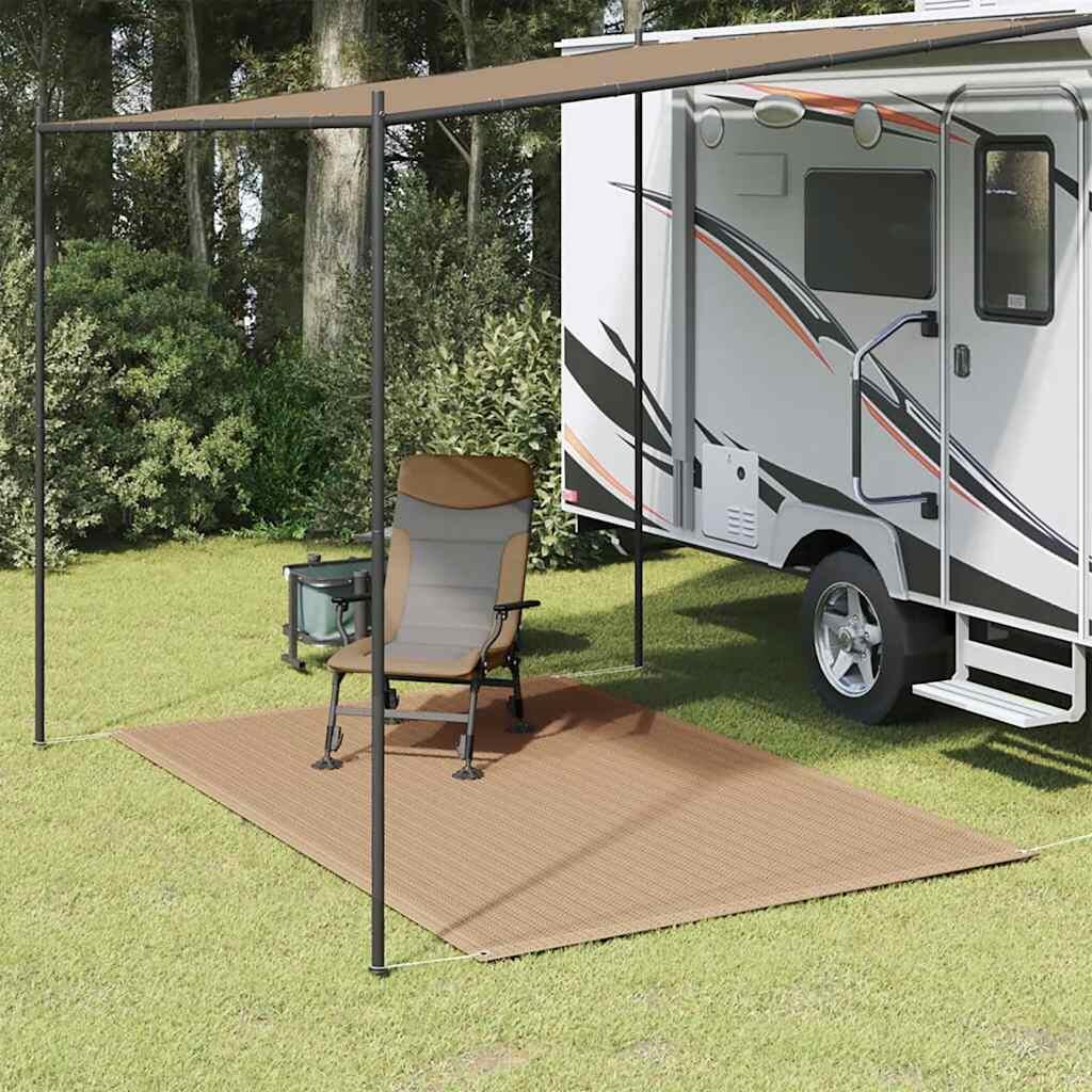 shumee Wykładzina do namiotu 250 x 200 cm kolor taupe