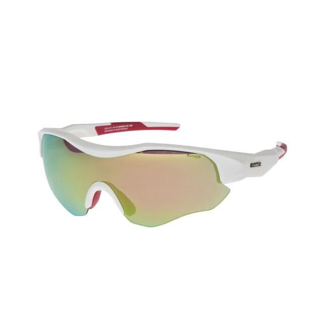 Sinner Triple II-Matte WhiteSINTRAST Cycling Okulary Przeciwsłoneczne, Dorośli Unisex, Wielokolorowe (Wielokolorowy), Jeden rozmiar