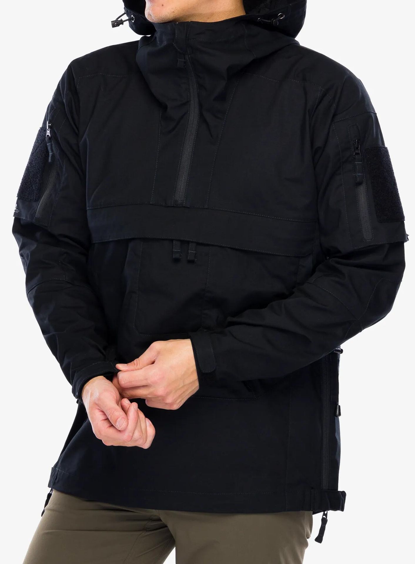 Kurtka Helikon-Tex Anorak Tracer Unisex - Polycotton Stretch Ripstop - Czarna