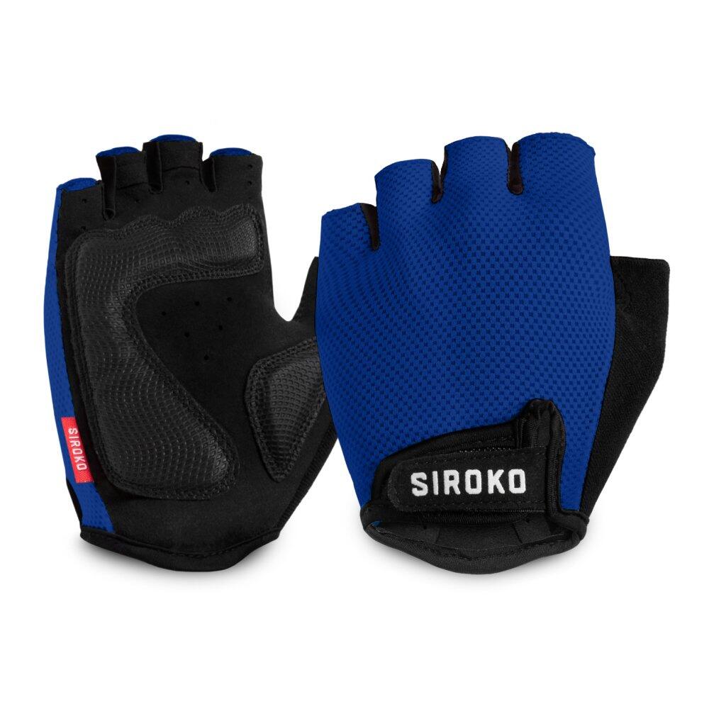 Rękawiczki rowerowe Kolarstwo Siroko Aero Dark Blue