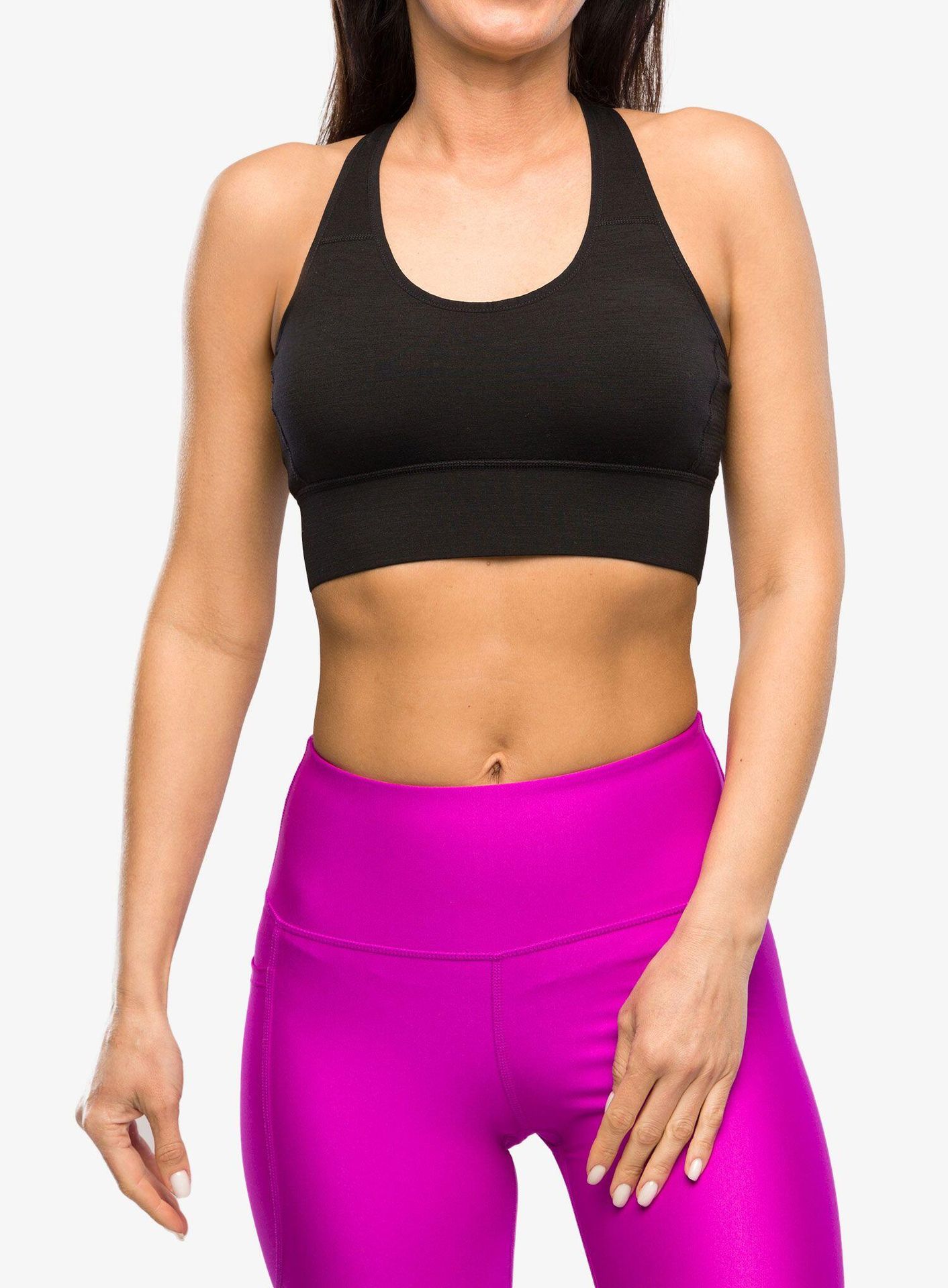 Stanik sportowy Mons Royale Stratos Merino Shift Sports Bra