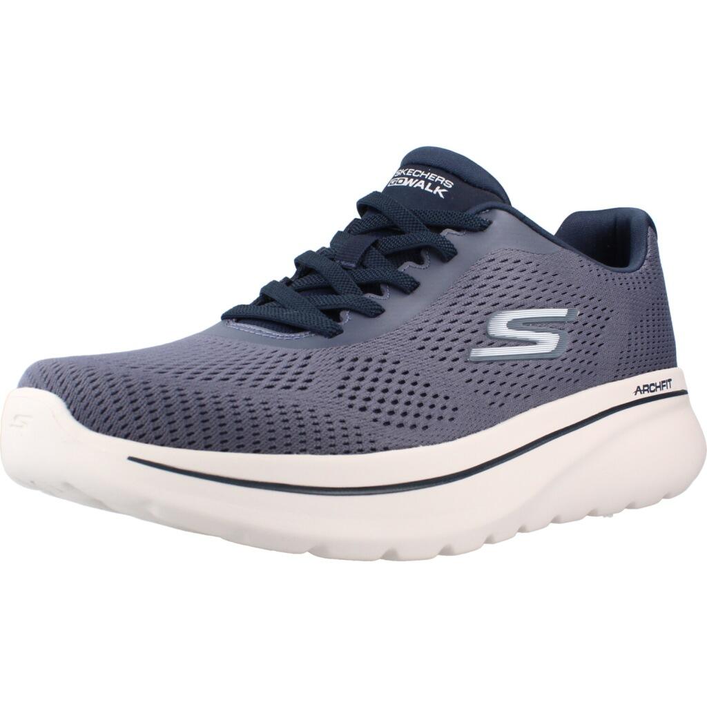 Buty SKECHERS GO WALK ARCH FIT N JOY JUNI Niebieski