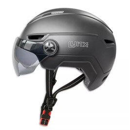 Kask do speed pedeleców z wizjerem – czarny – kask rowerowy Visor Pro