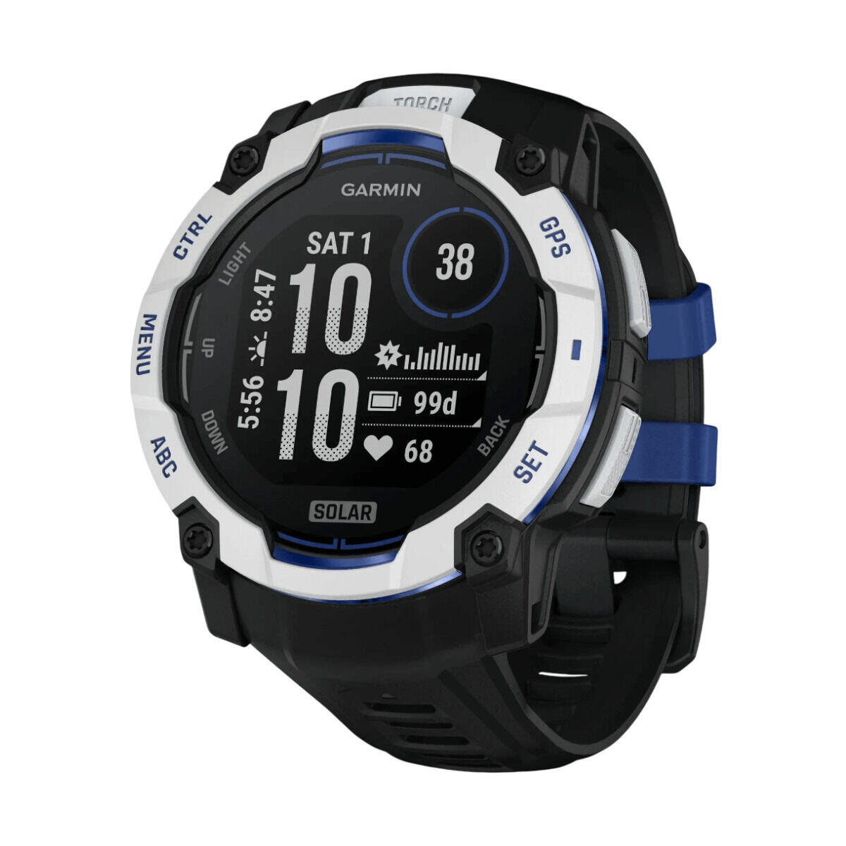 Garmin Instinct 3 50mm Solar Czarno-biały