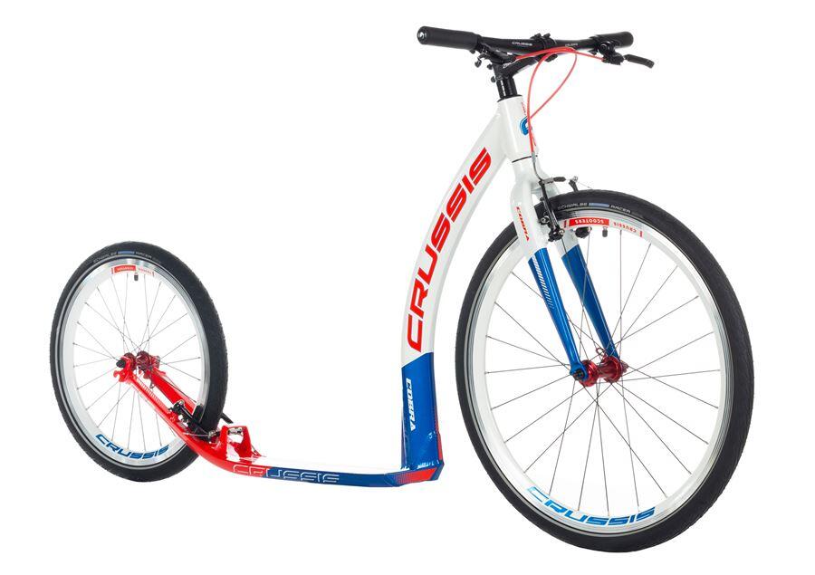 Hulajnoga Crussis Cobra 4.4 biało-błękitna 26