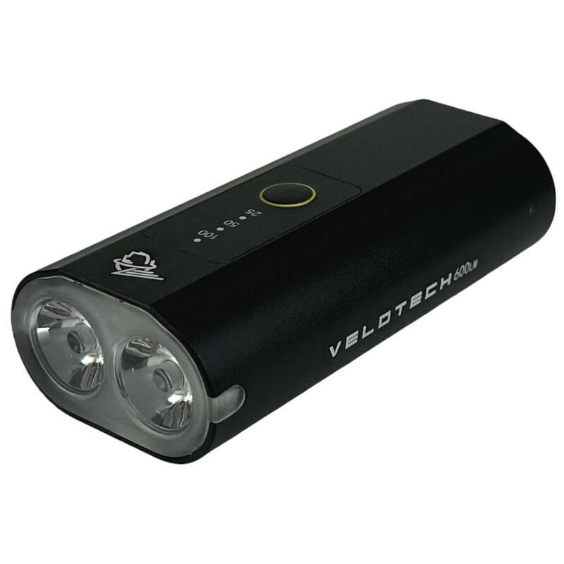 Lampka przednia Velotech Pro 600L akumulatorowa