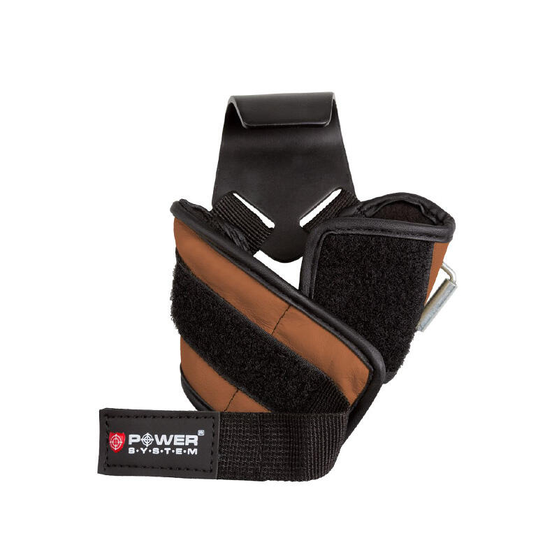 Haczyki Power System  Posilovací Háky Power Hooks Béžové XL