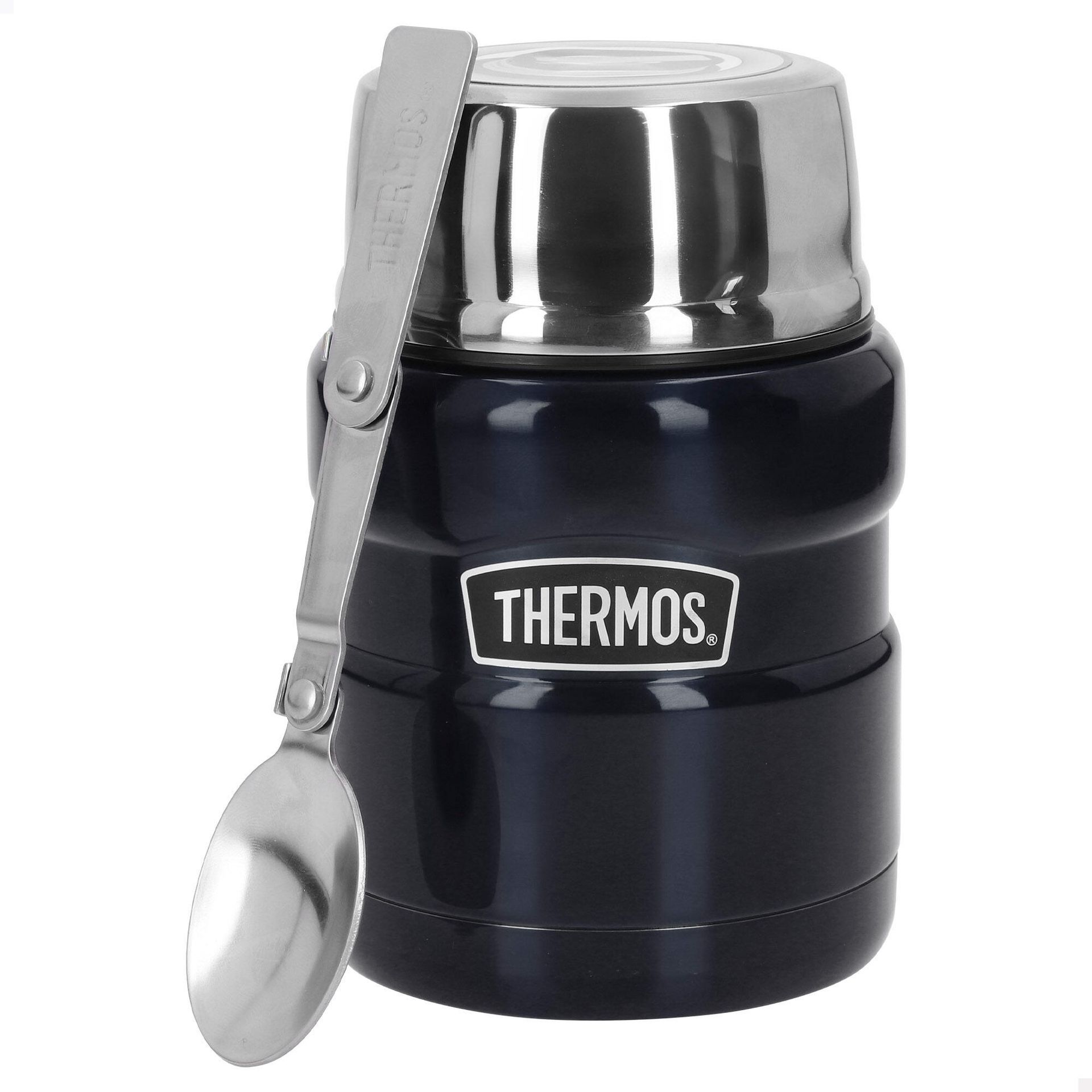 Thermos King 123188.0 pojemnik termiczny na żywność, pojemność: 450 ml, kolor ciemnoniebieski 123188