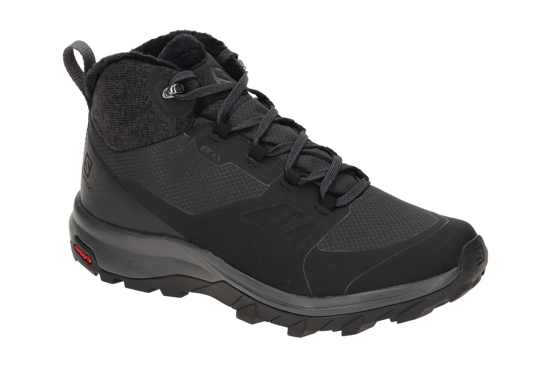 Buty damskie zimowe Salomon Outsnap turystyczne trekkingowe 39 1/3 czarny