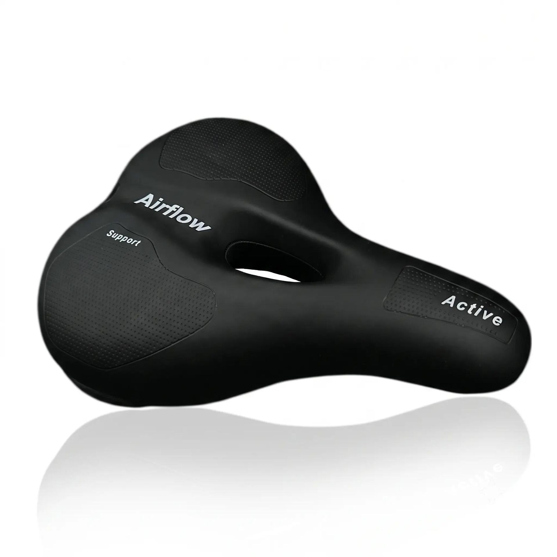 Siodło rowerowe Comfort Essential Czarne 260x190mm