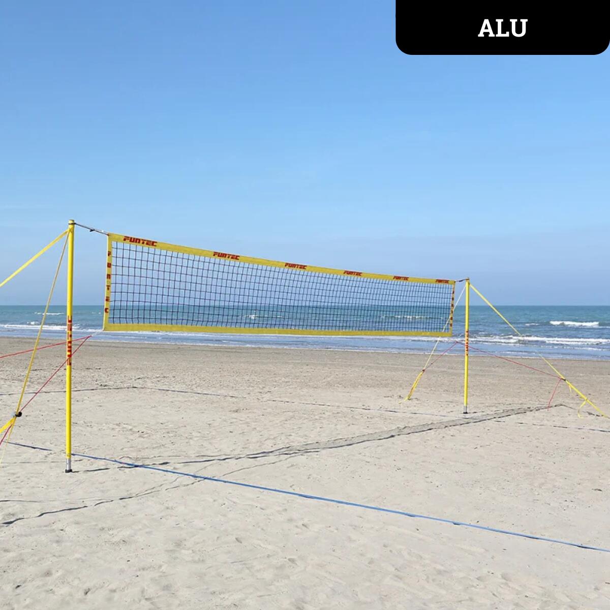 Słupki Aluminiowe Do Siatkówki Plażowej Funtec Pro Beach Set (Zestaw)