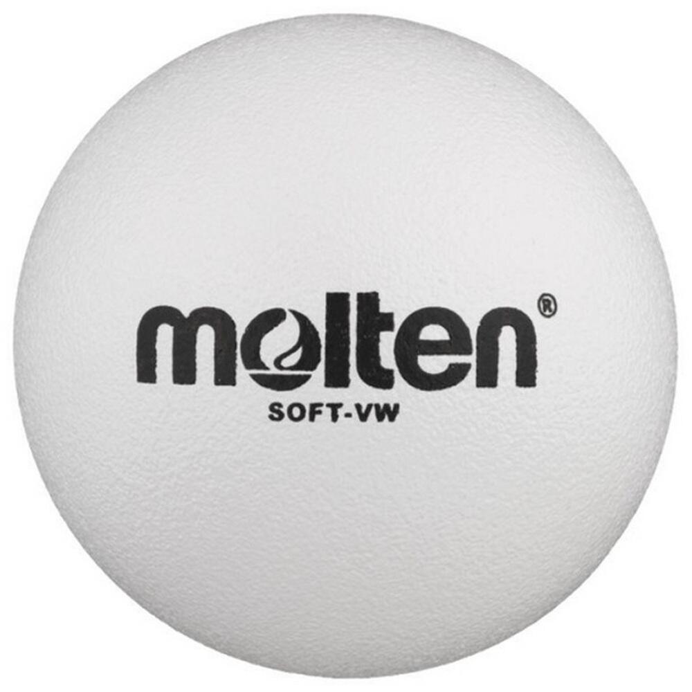 Molten Softball piłka do siatkówki, biała 210 mm Soft-VW