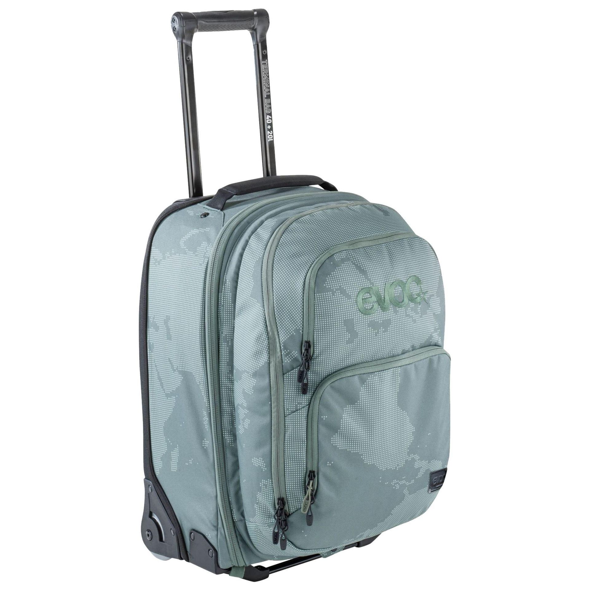 Walizka podróżna kabinowa z odpinanym plecakiem Evoc 40L + 20L (37x38x55 cm)