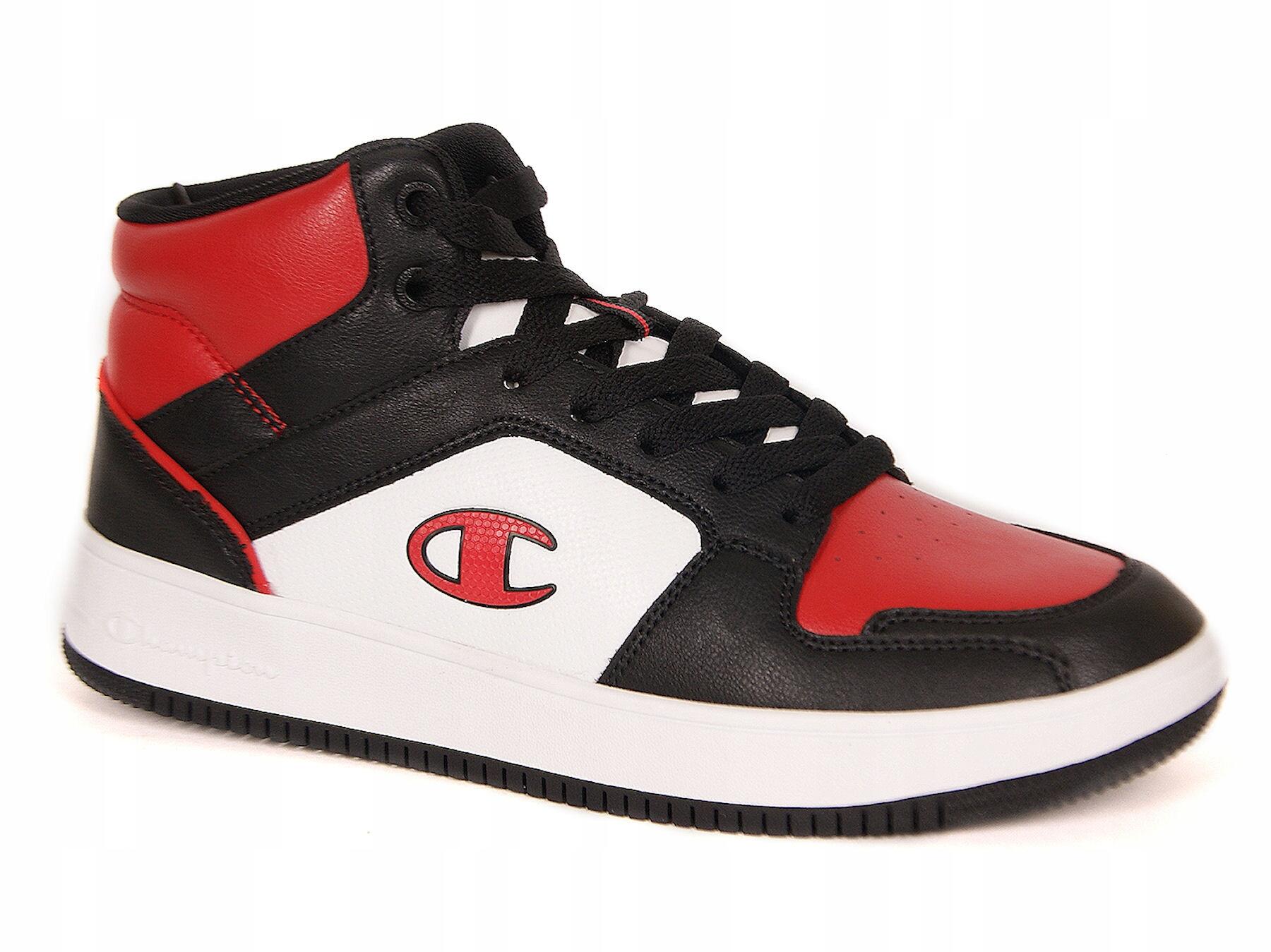 Buty na co dzień męskie CHAMPION REBOUND MID wysokie eko skóra