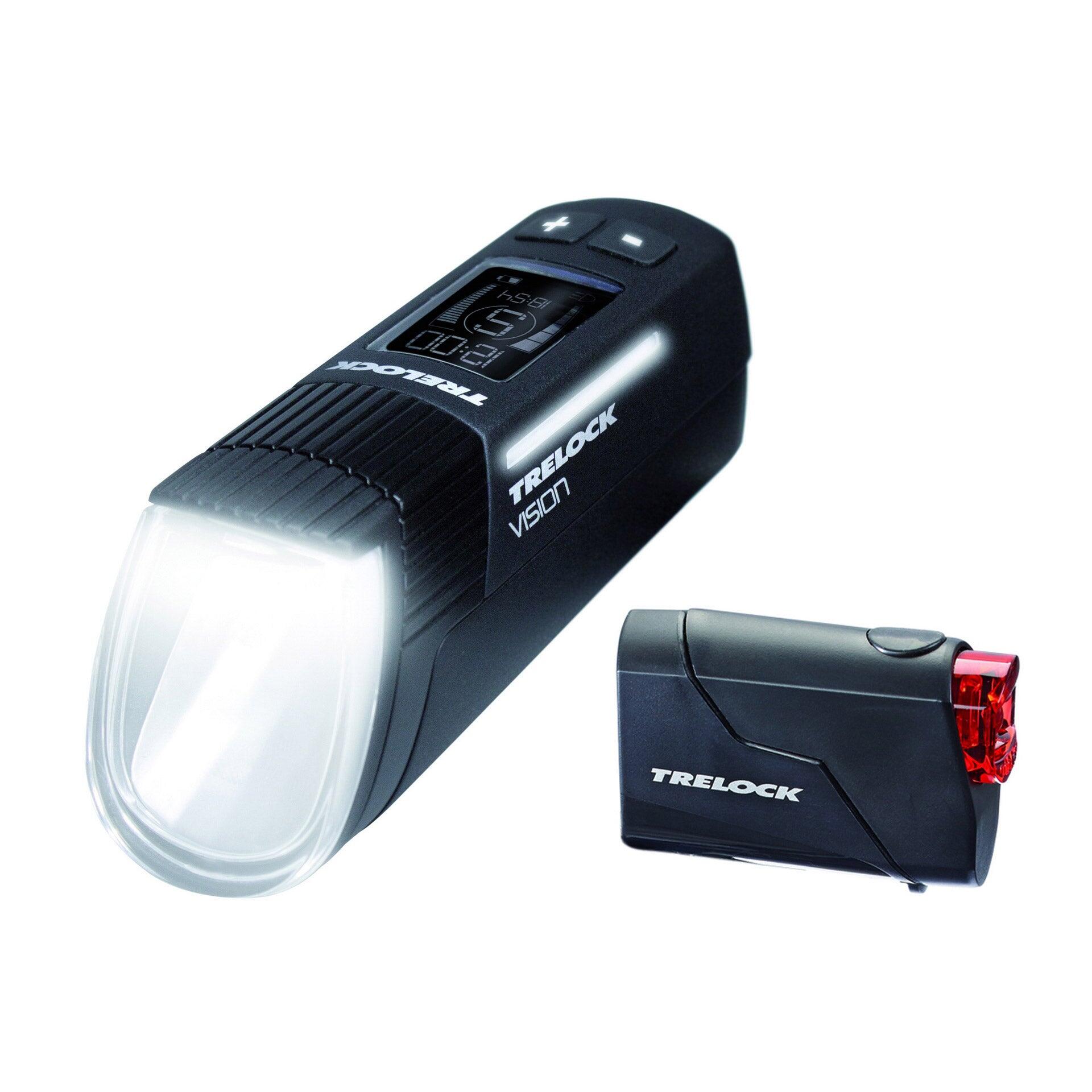 Trelock LS760 i-Go Vision zestaw oświetlenia USB-C czarny