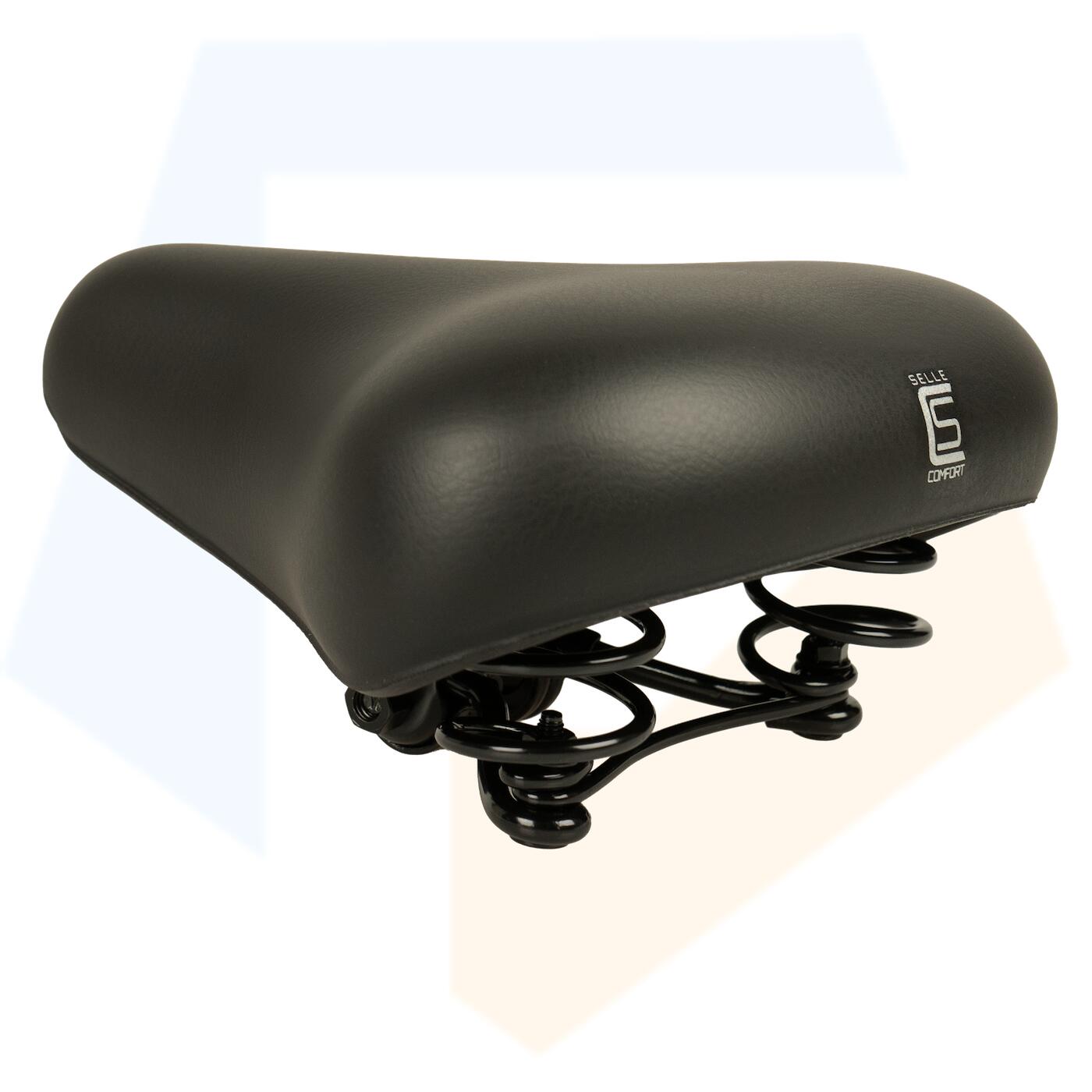 Selle Comfort siodło miejskie City Foam czarne z paskiem