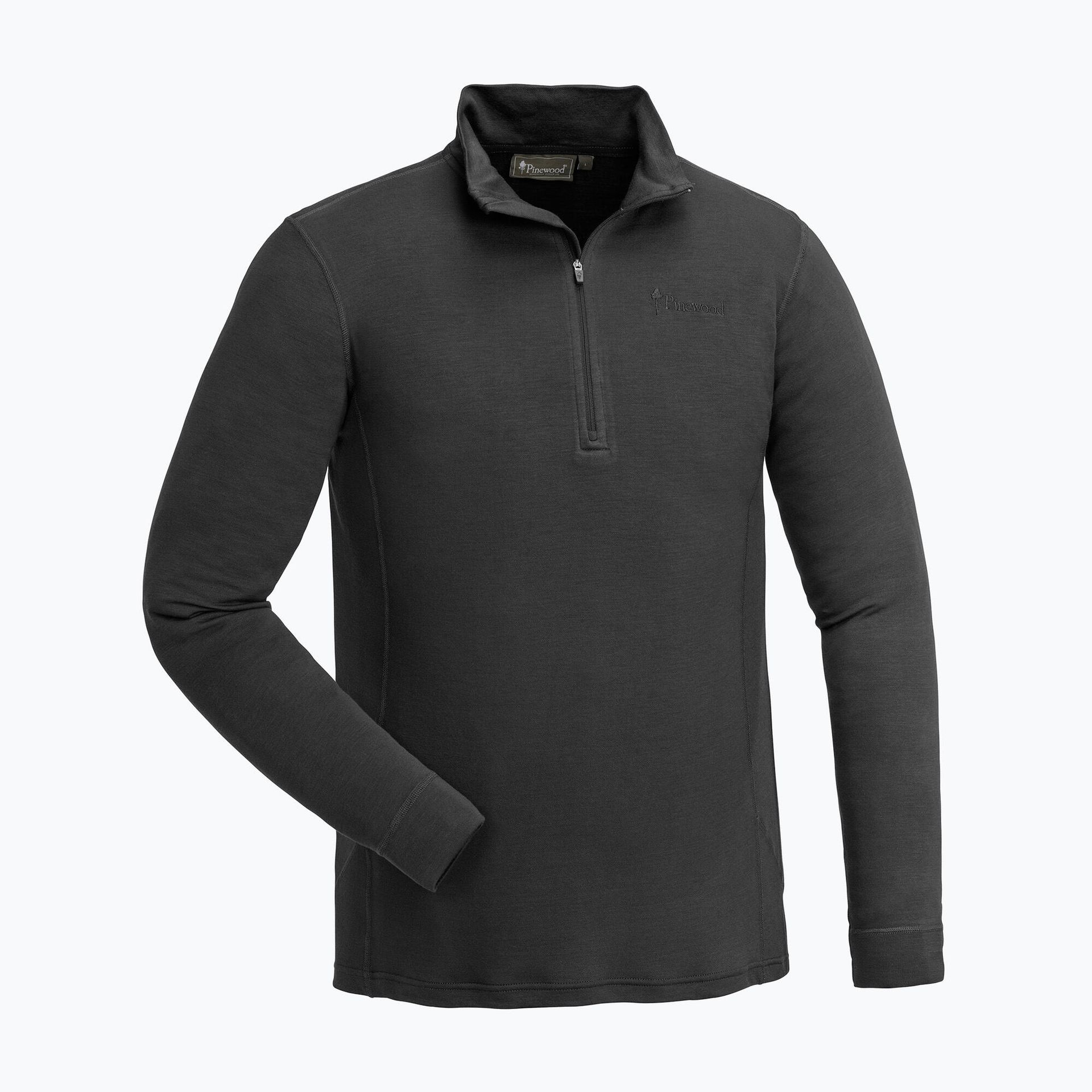 Bluza termoaktywna męska Pinewood Abisko Merino Base Layer Half Zip