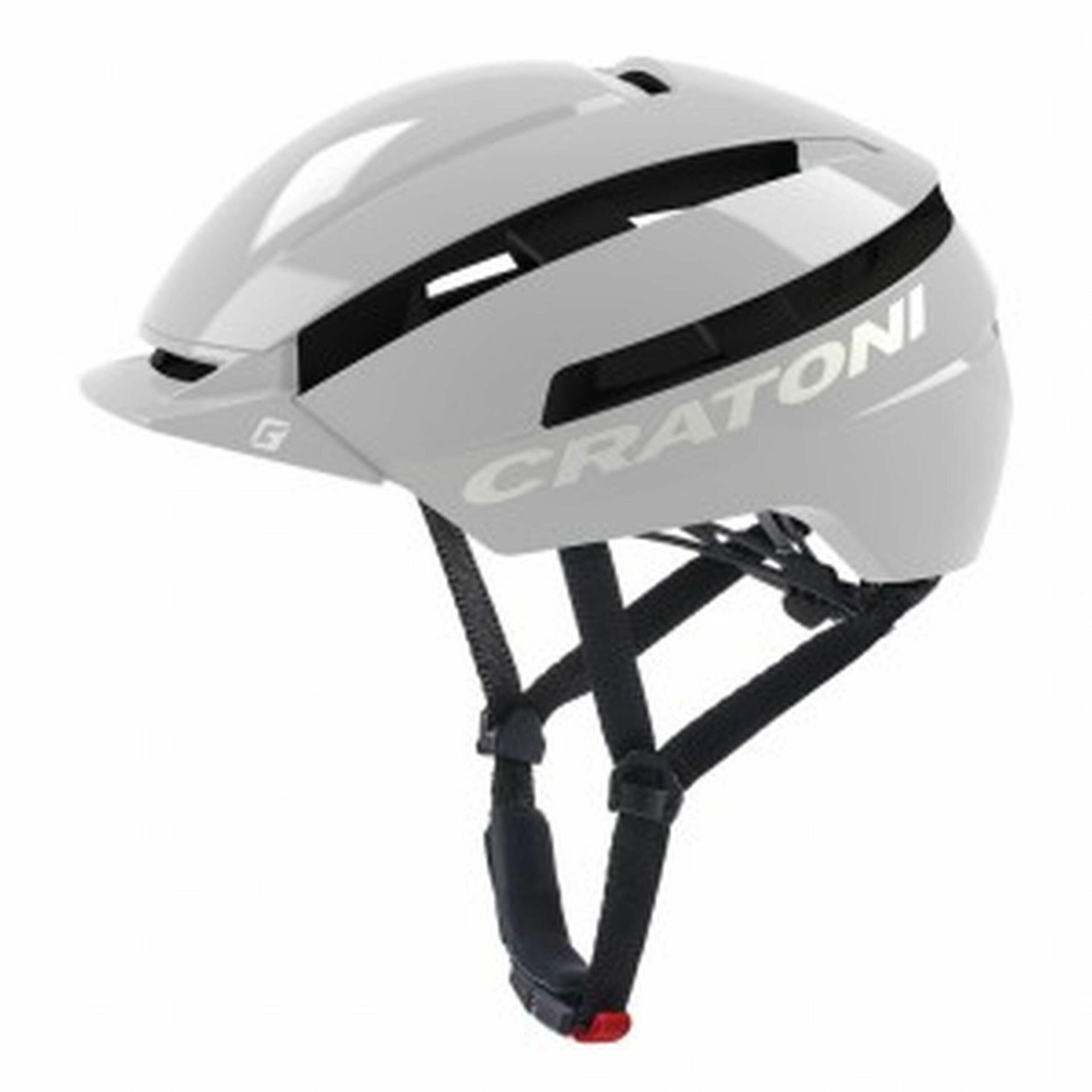 Kask rowerowy Cratoni C-Loom 2.0 (City) czarny matowy, rozmiar M/L (58-61cm)