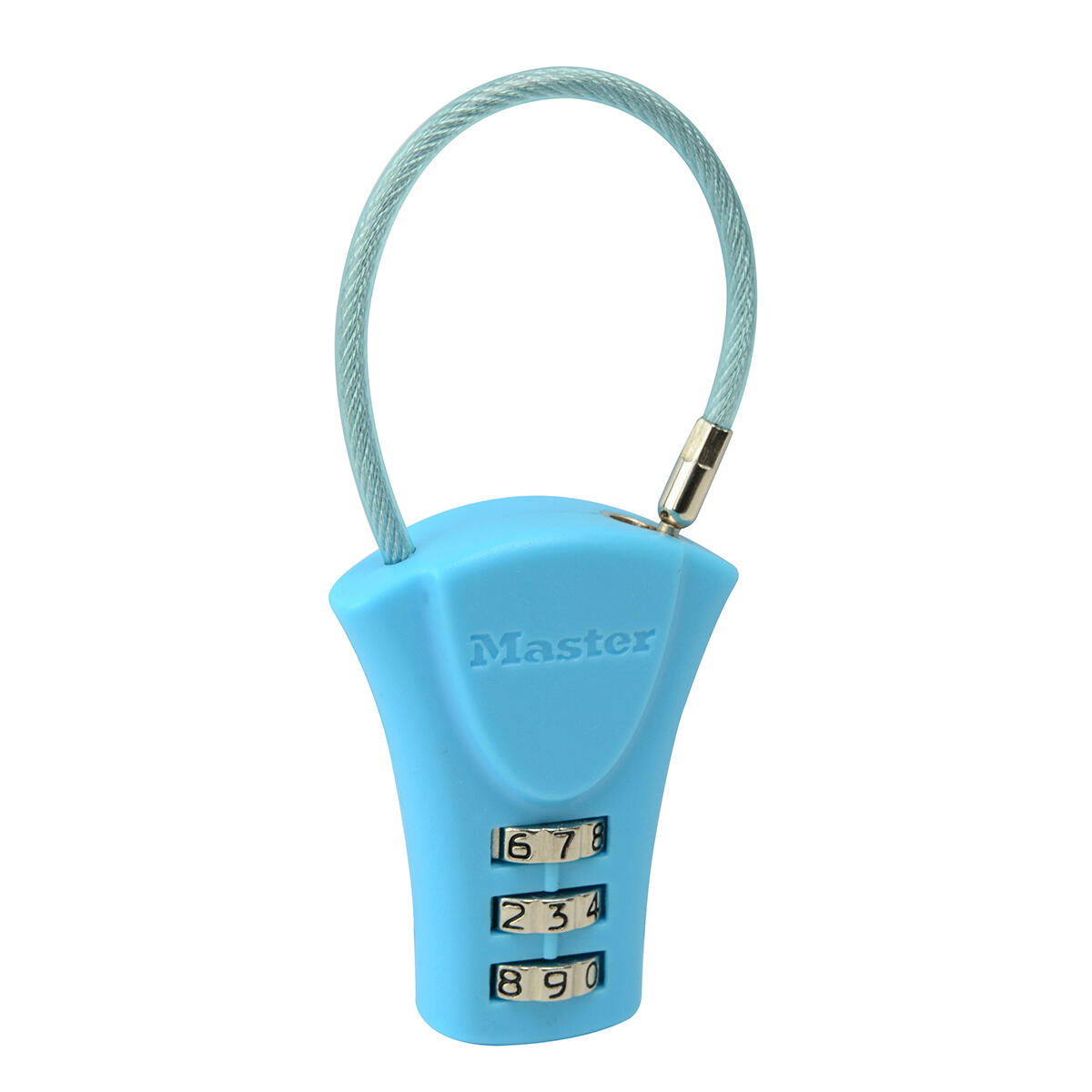 MasterLock Kłódka z elastyczną szeklą 4623EURDAST