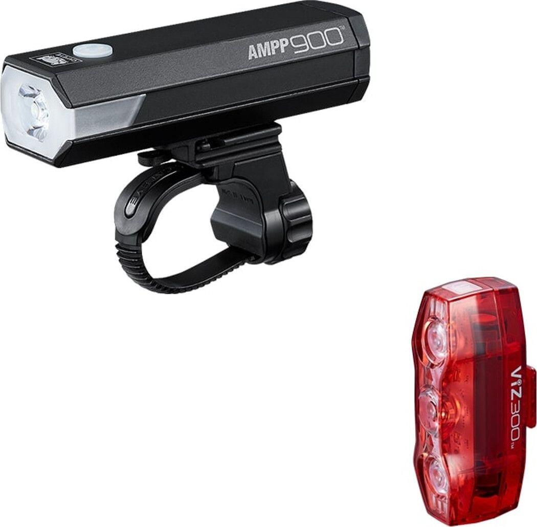 Zestaw lampek rowerowych CATEYE AMPP 900 HL-EL089RC + TL-LD810 VIZ300