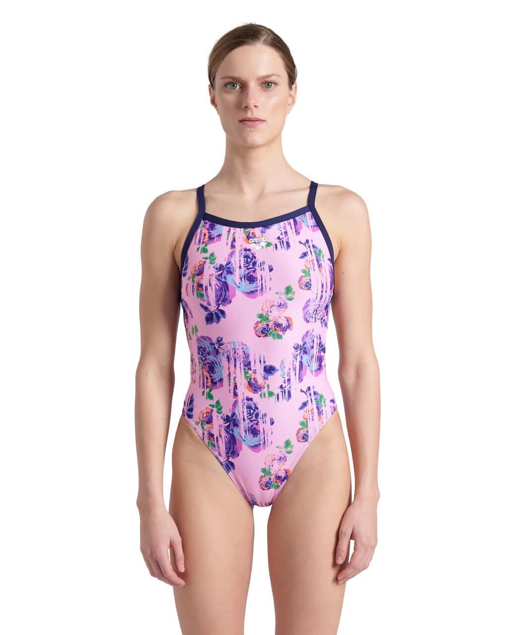 Strój Kąpielowy damski Arena Rose Texture Swimsuit Xcro