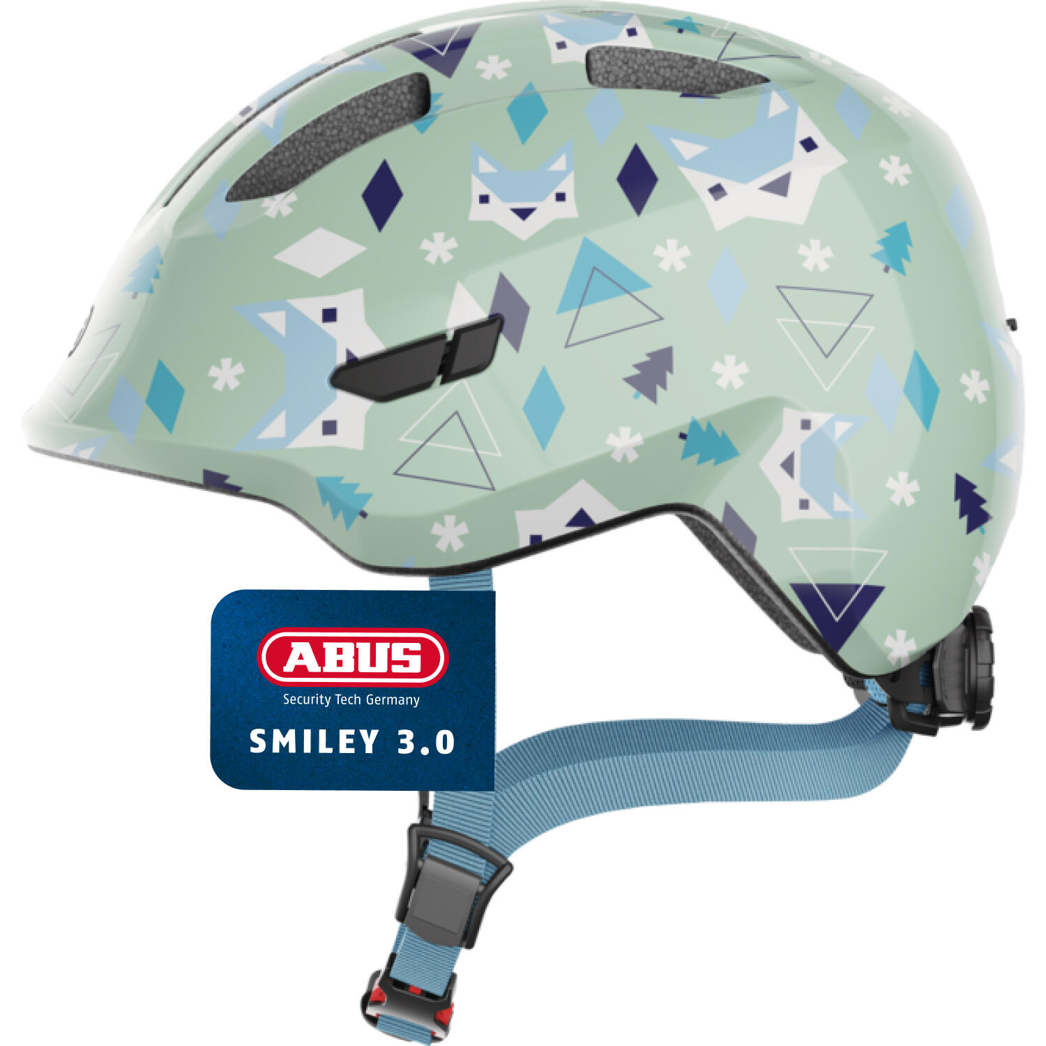ABUS Smiley 3.0 LED Nordic Zielono-niebieski dla Dzieci ( M)