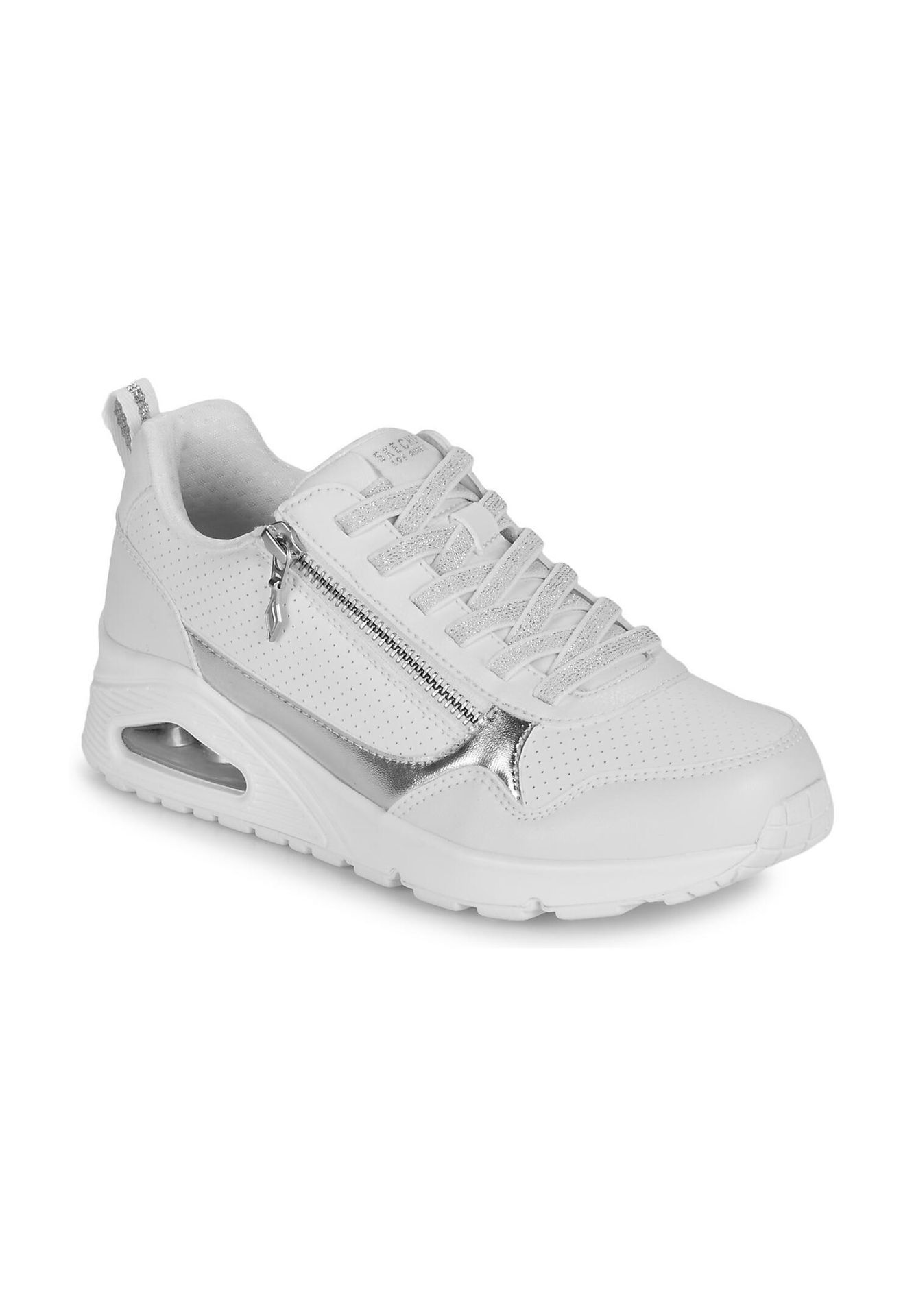 Buty SKECHERS UNO METALLIC SLIDERS Biały