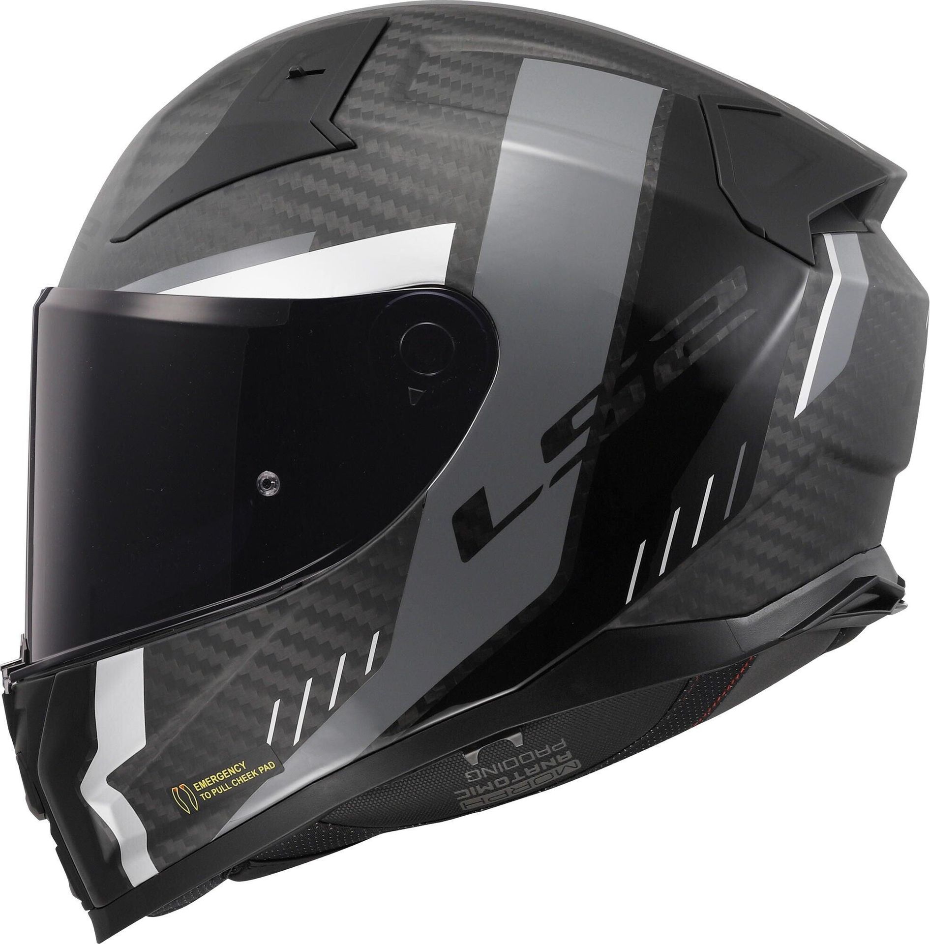 Kask integralny LS2 FF811 Vector II Carbon Grid XXL czarny/szary