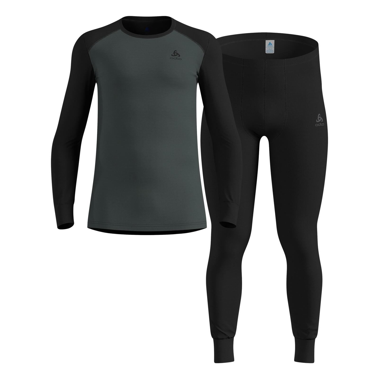 Bielizna termoaktywna - zestaw Odlo Set ACTIVE WARM Special Set roz. L Szara