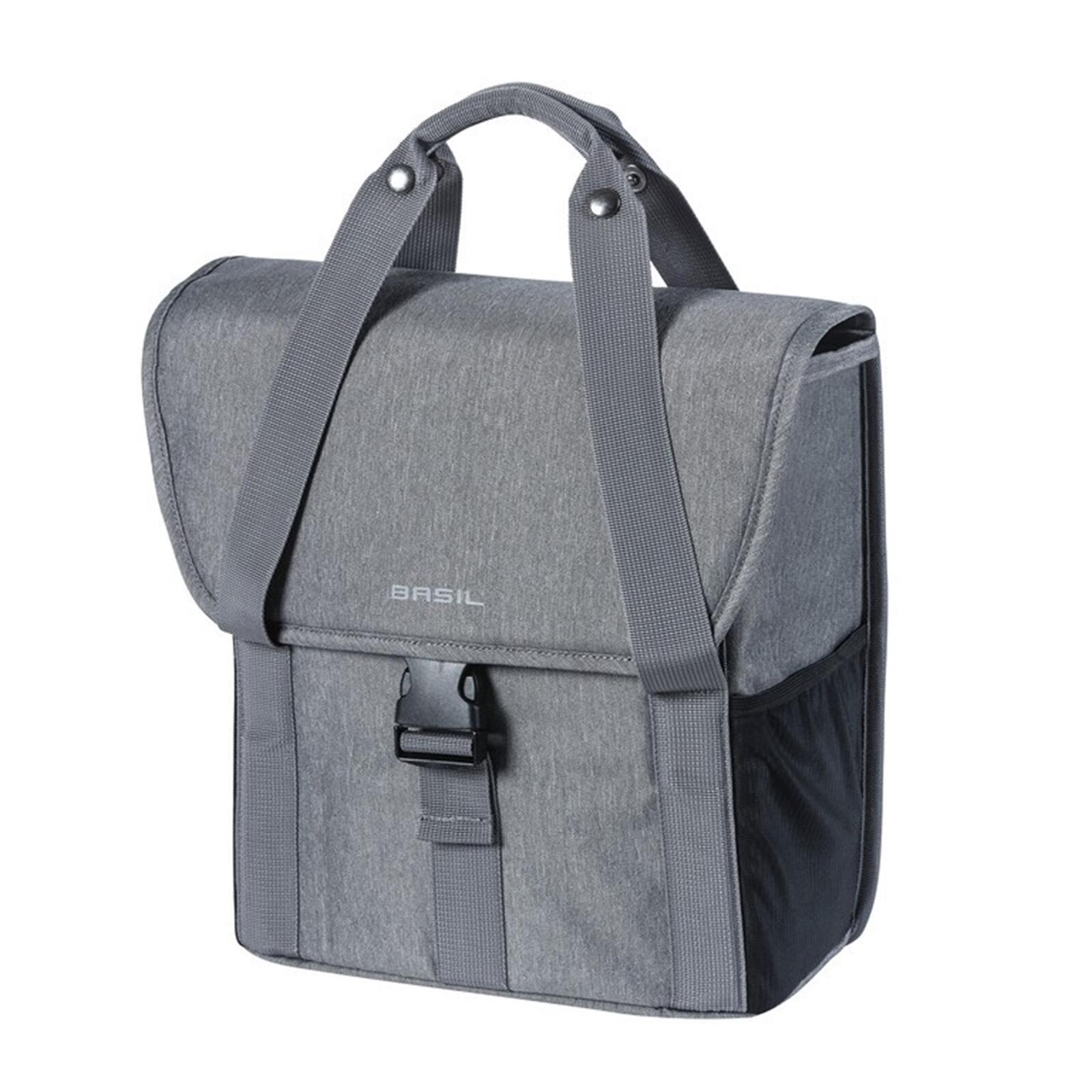 Basil Sakwa miejska pojedyncza GO SINGLE BAG 16L, mocowanie na haki, szary (NEW) A-BAS-17765