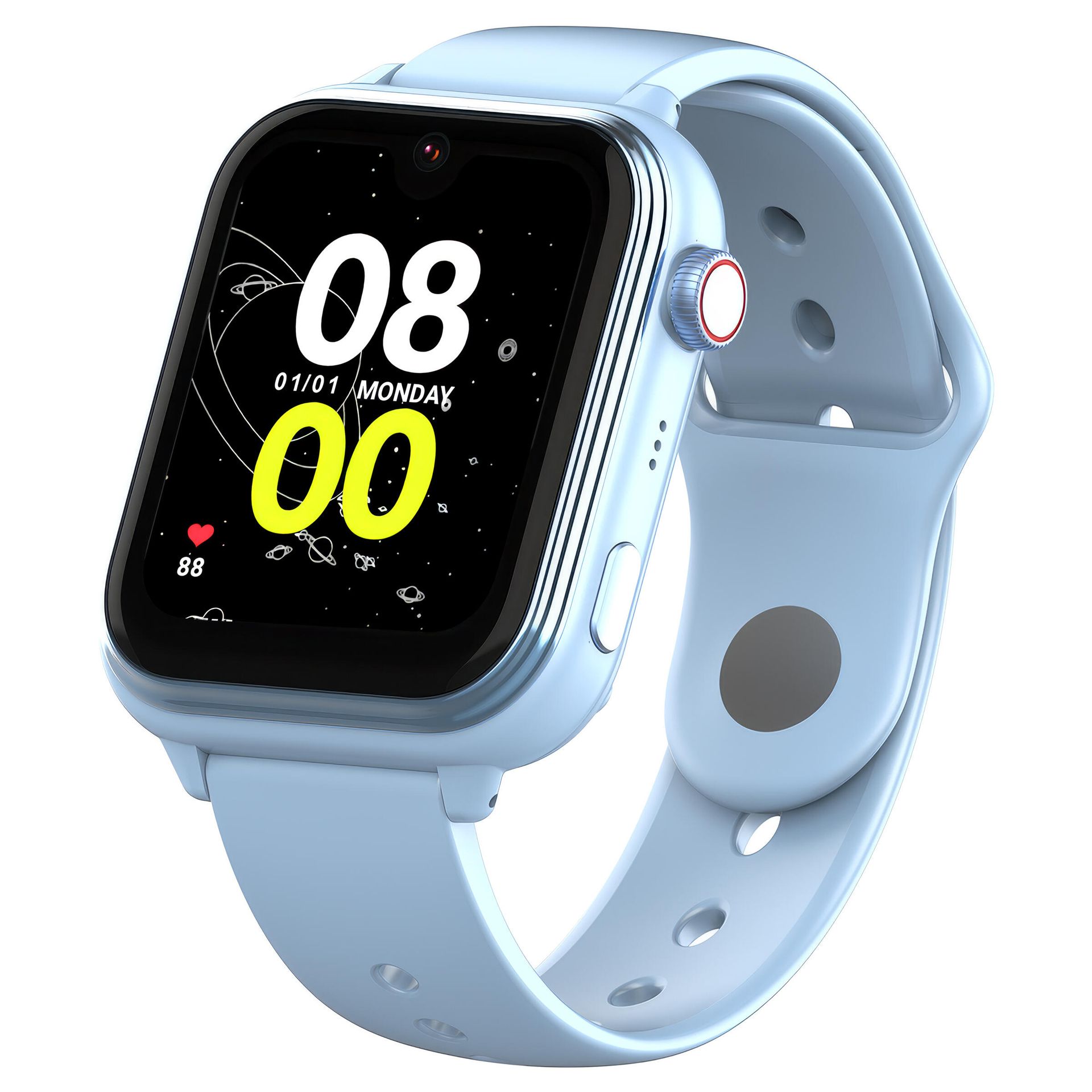 Kiano Watch Alpha Kid Funkcje AI GPS 4G Niebieski