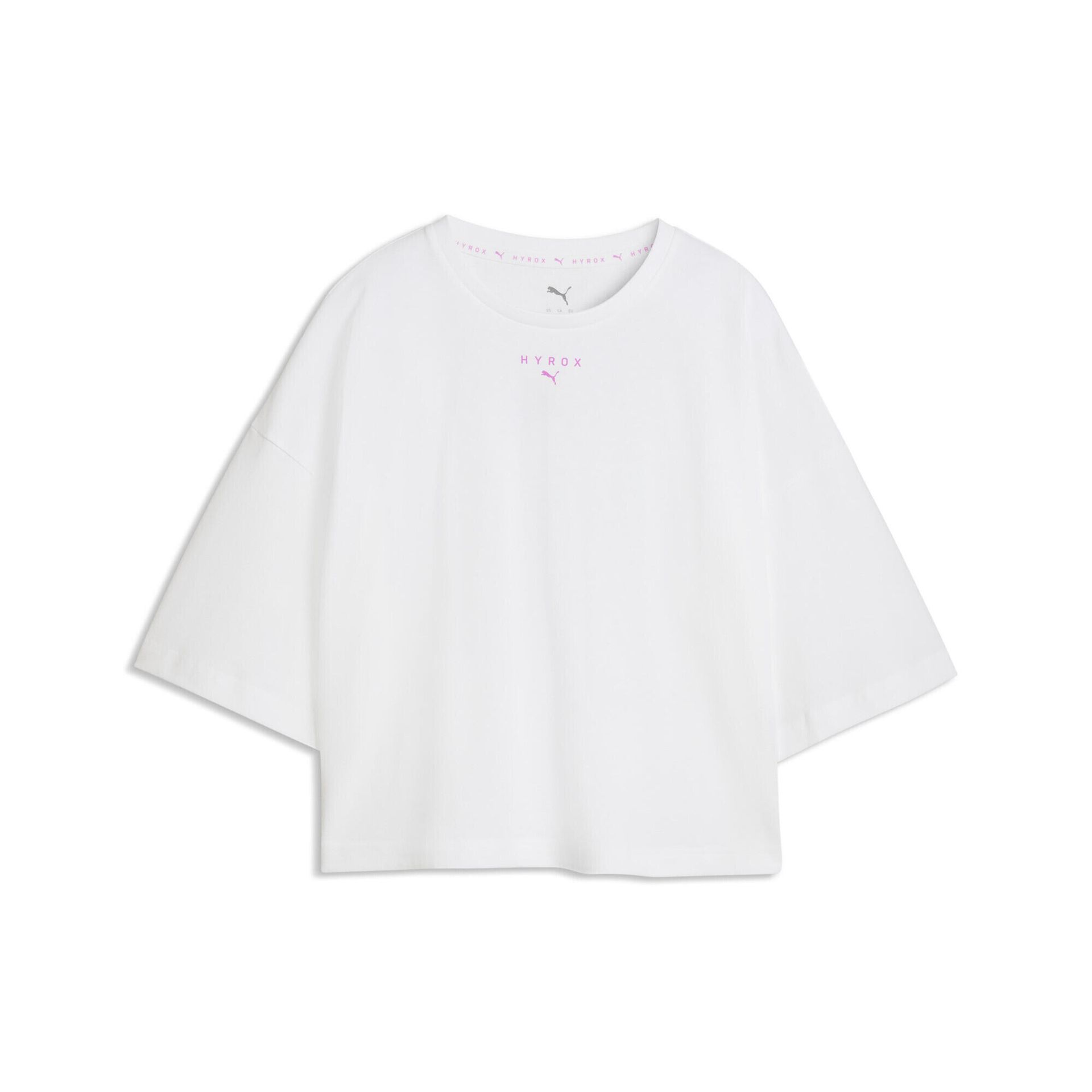 Damska skrócona koszulka oversize PUMA × HYROX Lifestyle PUMA