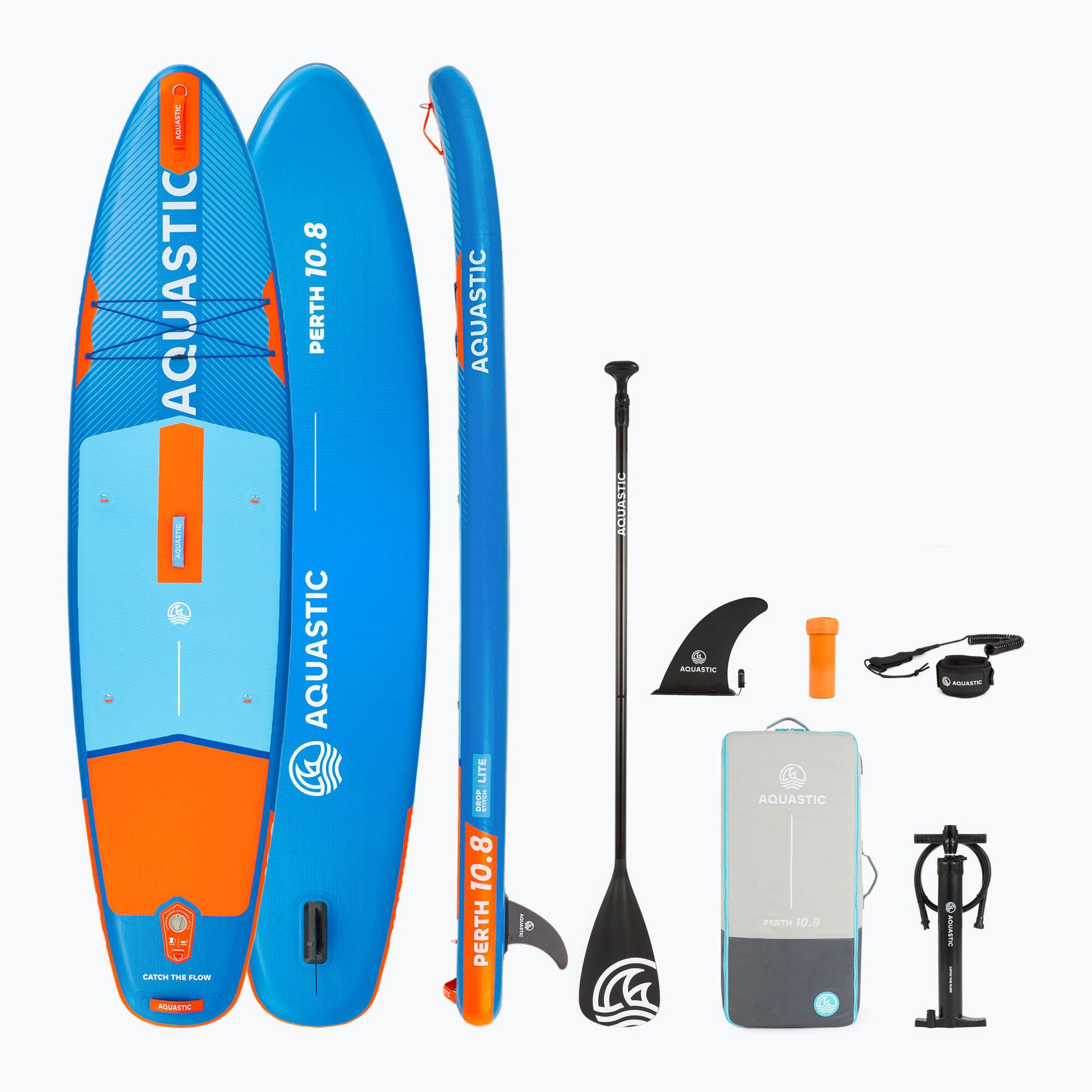 Deska do pływaina Sup Aquastic Perth 325 cm zestaw Wiosło Pompka Plecak