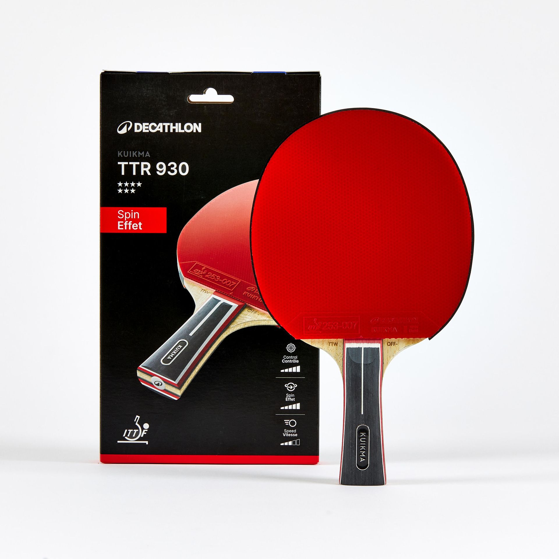 Rakietka do tenisa stołowego Pongori TTR 930 Spin H-Carbone 7* ITTF Club