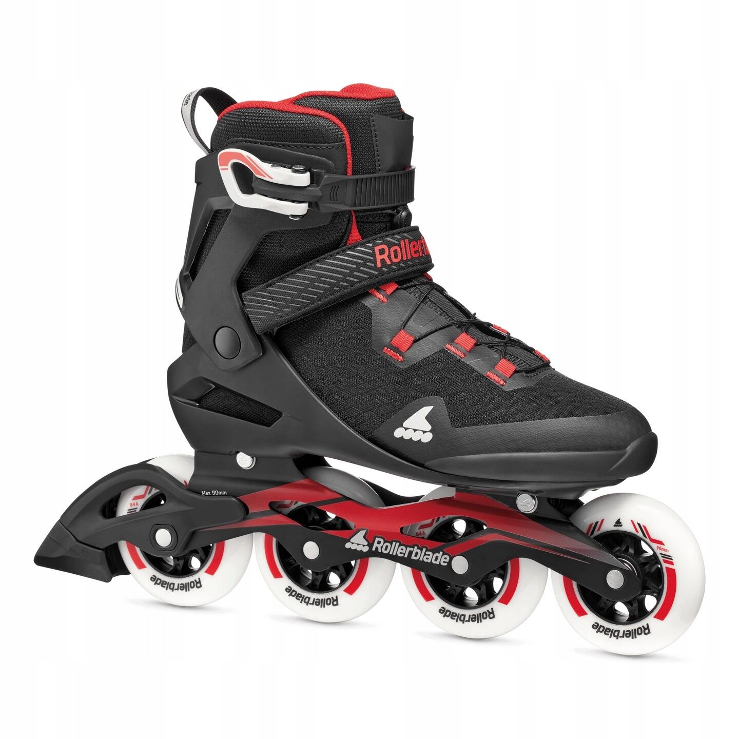 Rolki męskie Rollerblade Macroblade 90 Black/Red EUR 45,5